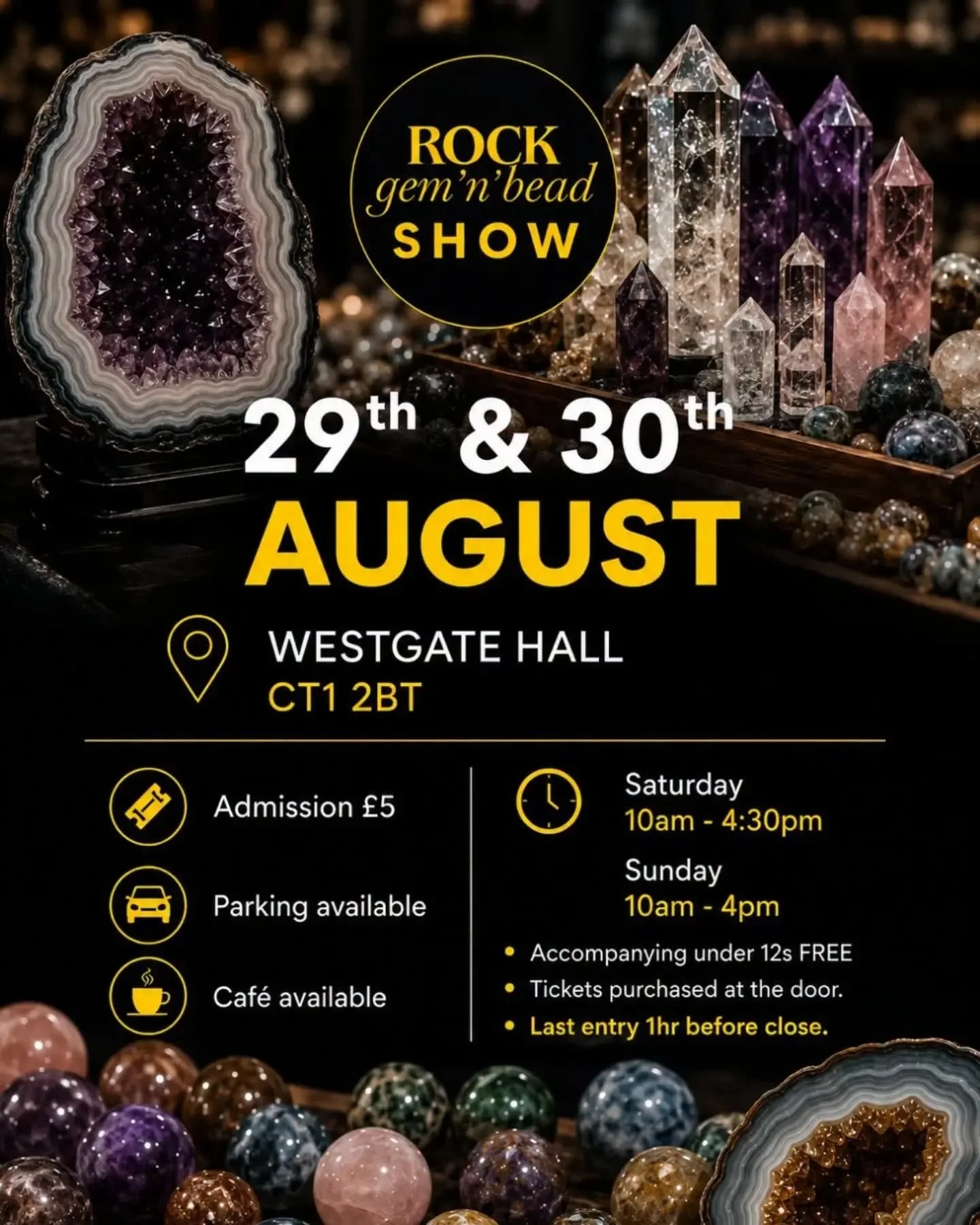 This Bank Holiday Weekend is Full ON 🎉
Find us in Canterbury and locally in Carshalton 🎉
Busy, Busy, Busy 😂 
We hope to see you there 🥰🙌🙏

#ecofair2026 
#rockgemnbeadshow 
#canterbury 
#carshalton 
#gemfair