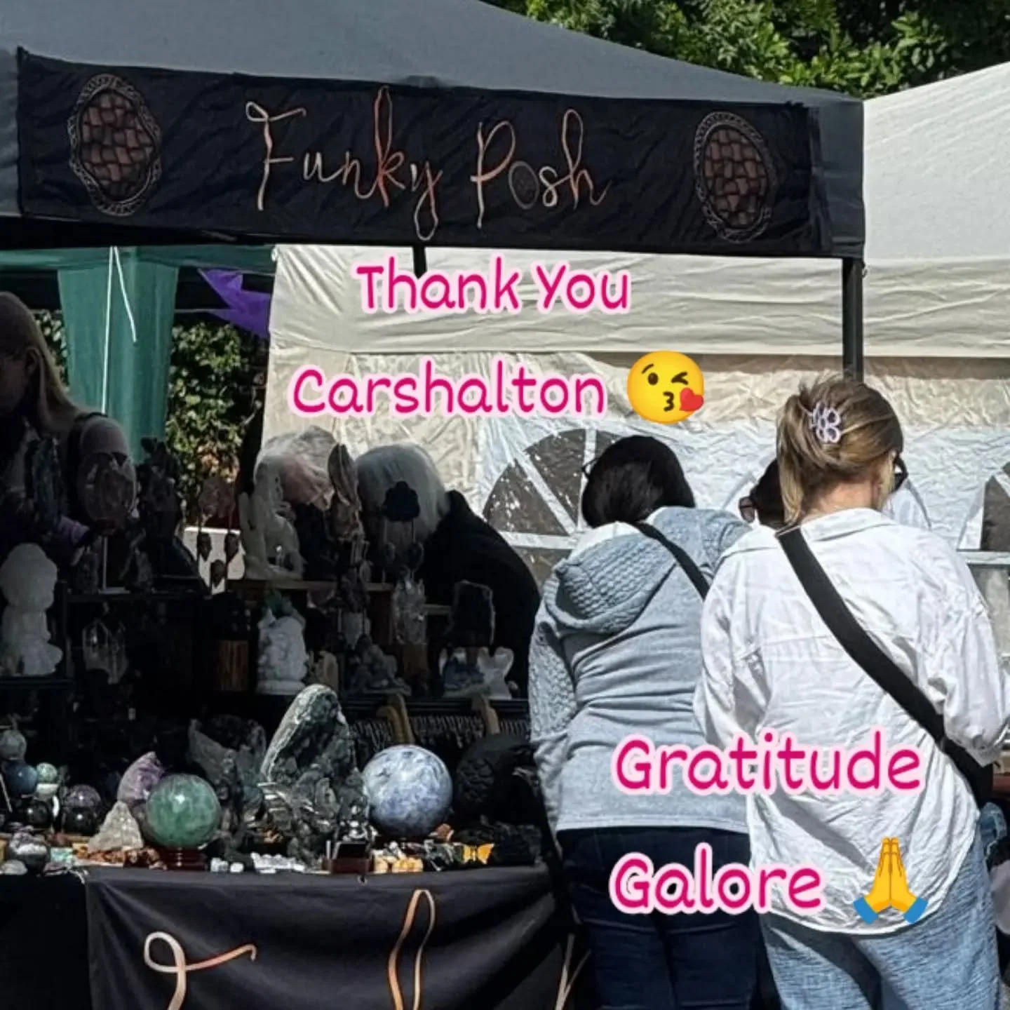 Wow , what an amazing day it was yesterday, we are so grateful to everyone who came to see us 🥰, We were busy, busy and that was fab🎉 Thanks also to Tansy from team @carshaltonecofair for all the organisation that's involved and also thanks to the 
