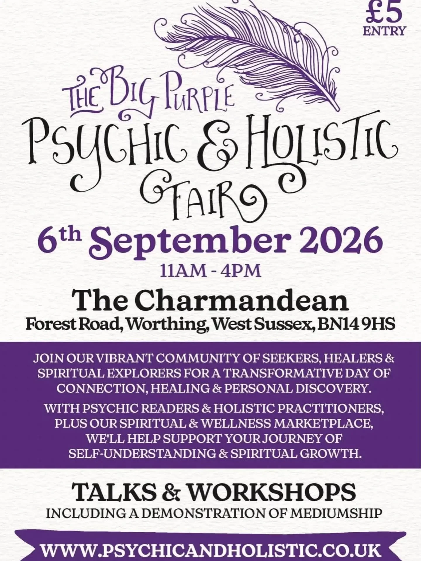 Our next event is this Sunday 6th September at the Charmandean in Worthing with the @bigpurplepsychicholisticfairs team . It's definitely one of our favourites and we get to take lots of lovely crystals. New arrivals this week which will be on displa
