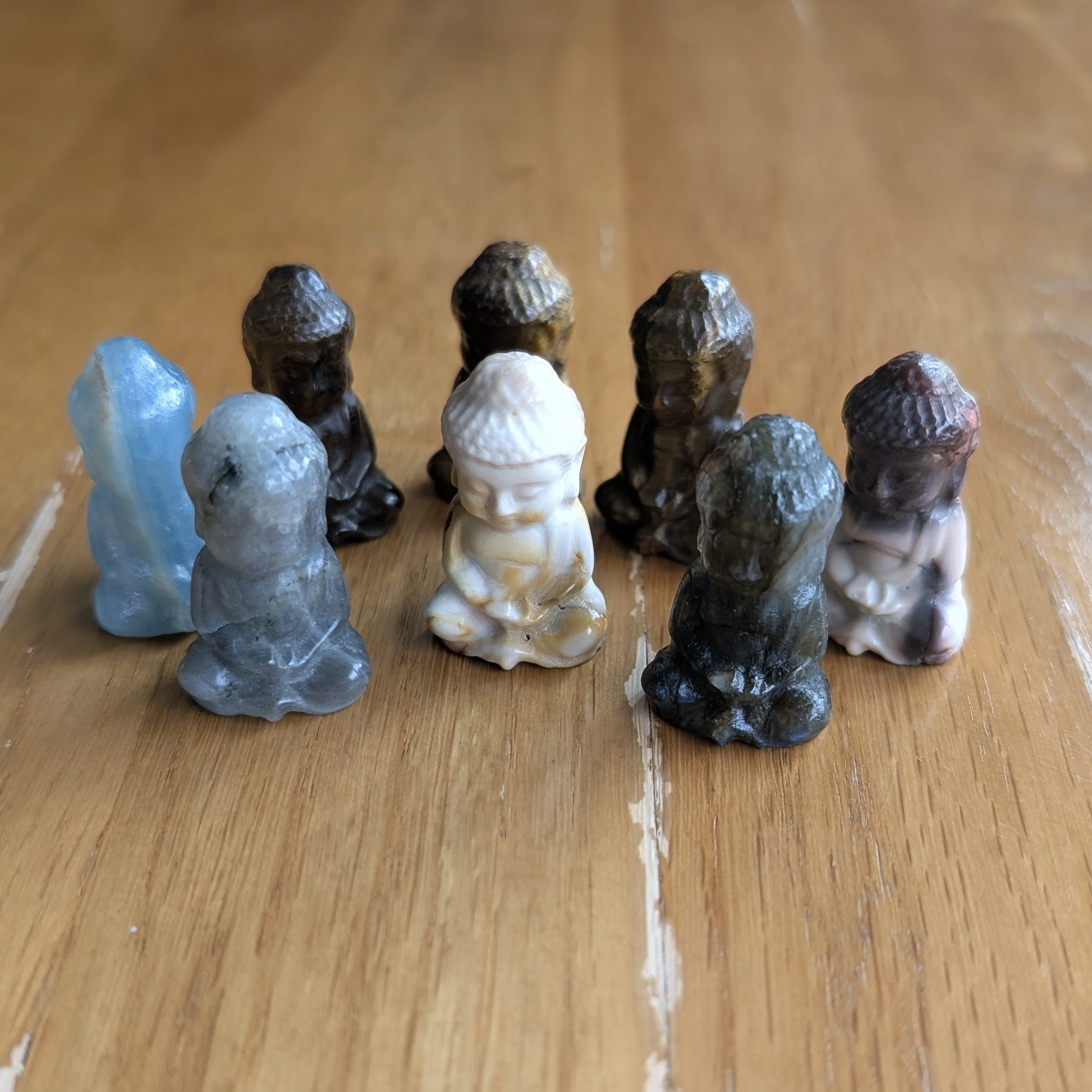 Small Buddha Gemstone Carvings