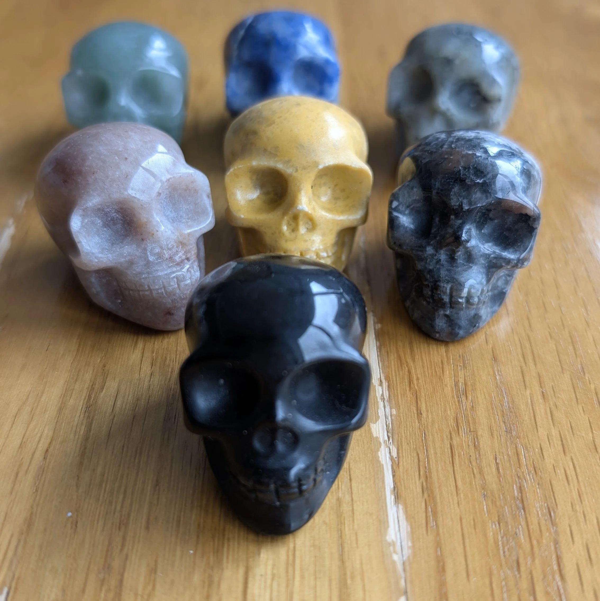 Gemstone Skulls