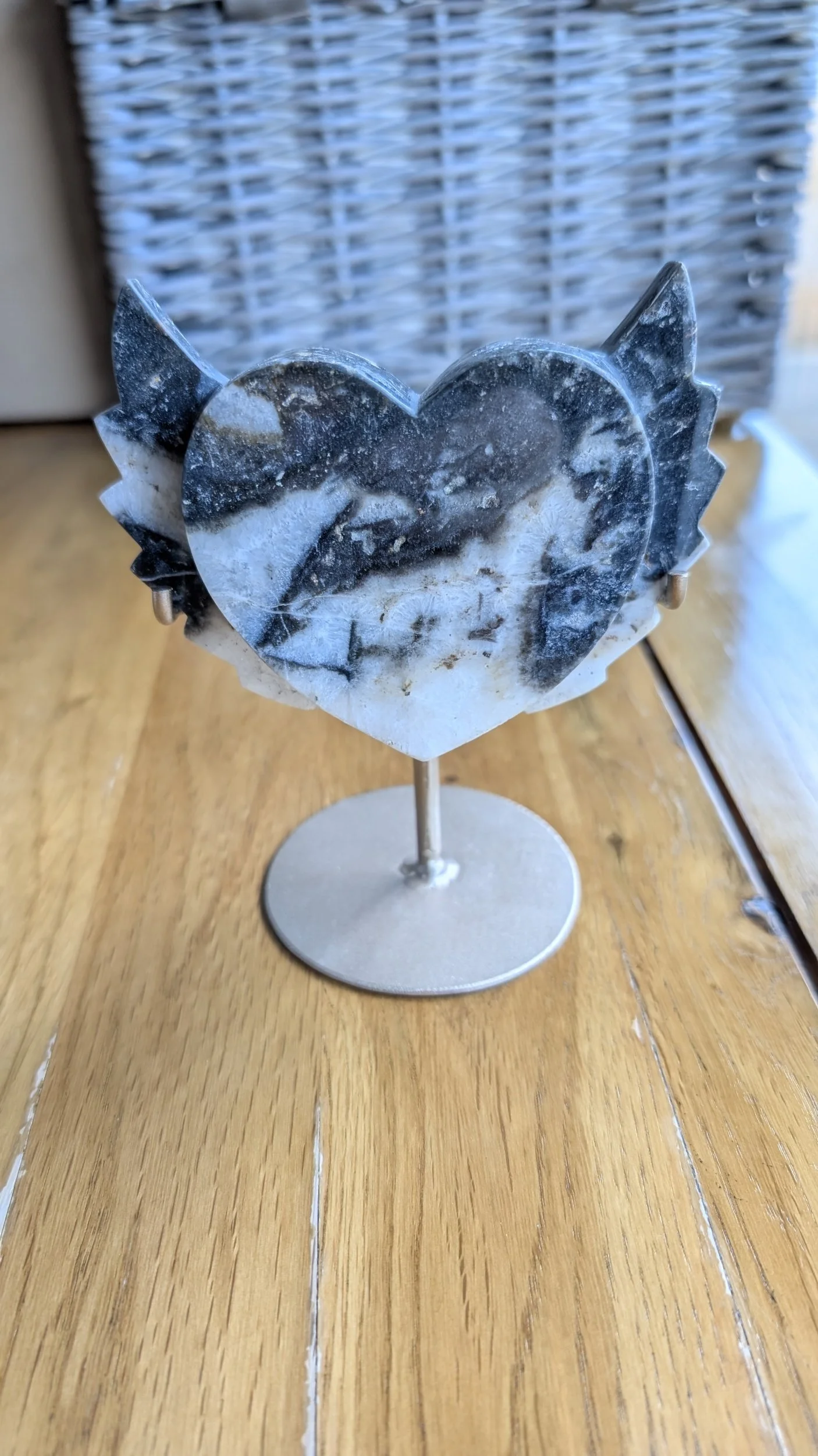 Indonesian Agate Winged Heart