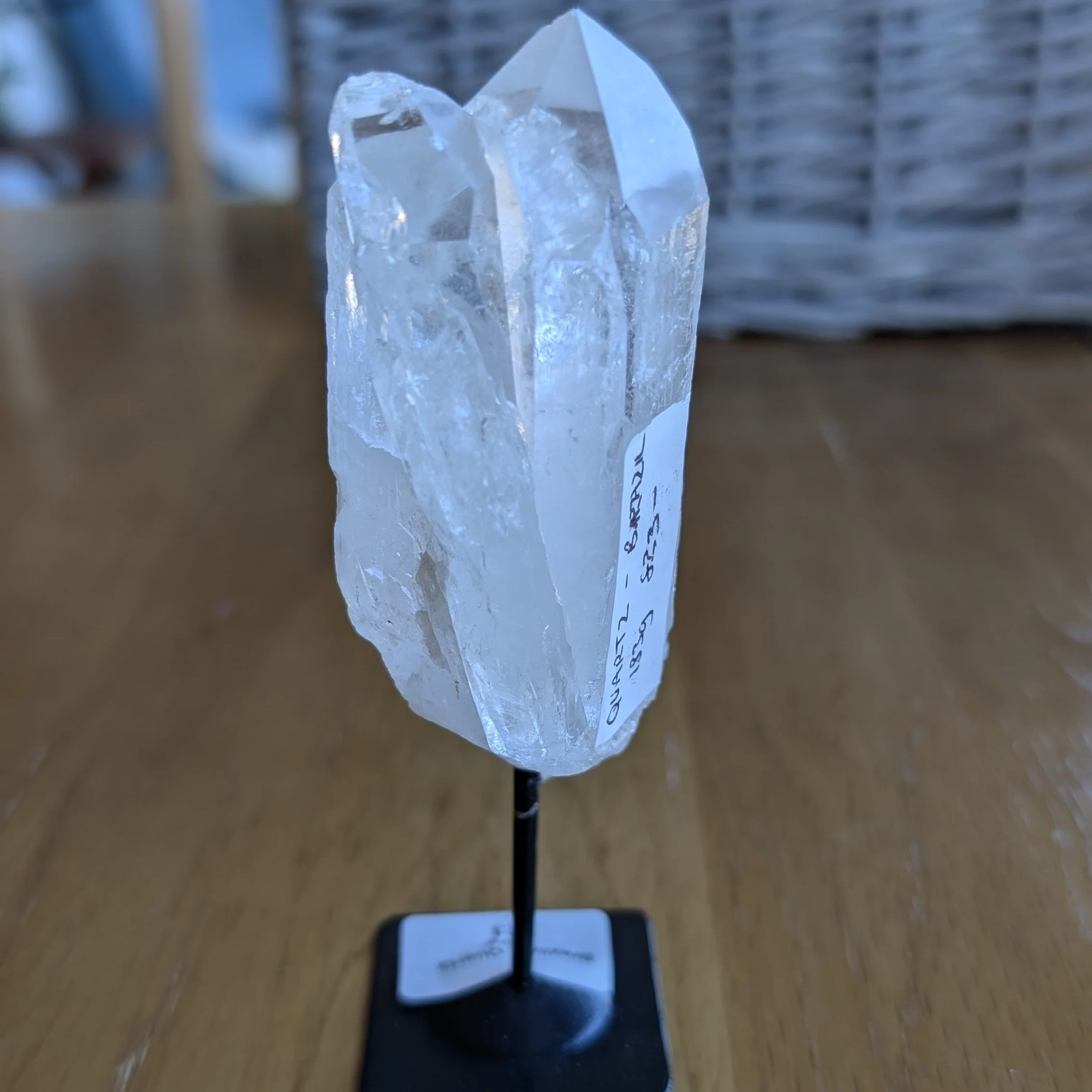 Brazilian Quartz on Display Stand