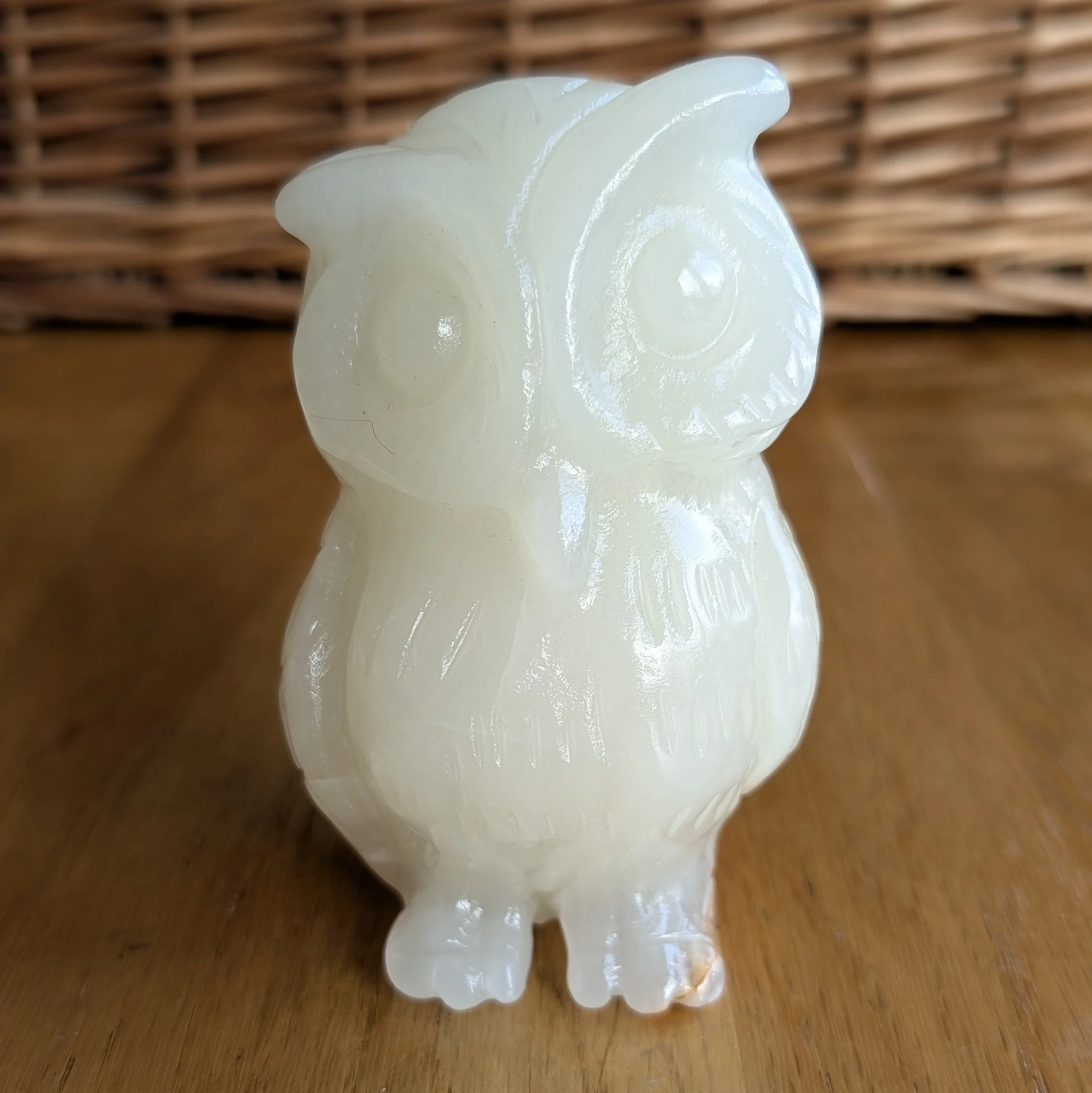 Large Afghan Jade Owl