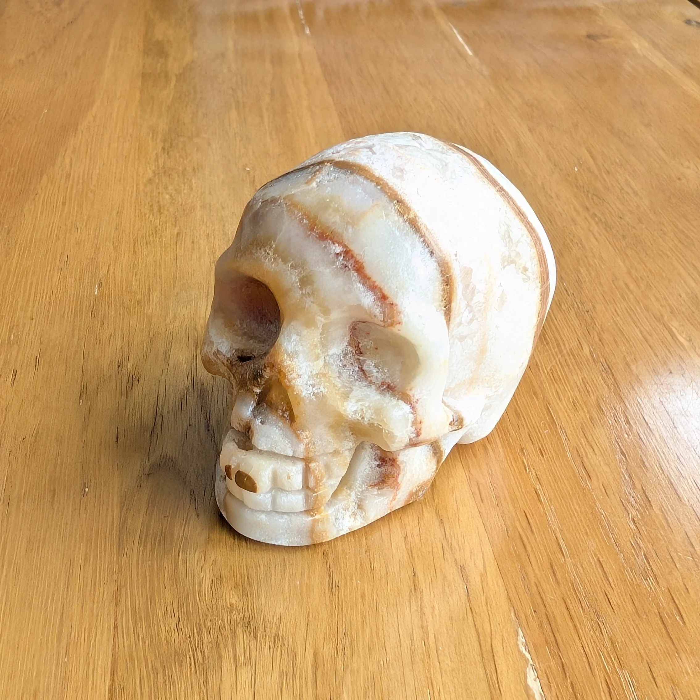 Afghan Jade Gemstone Skull