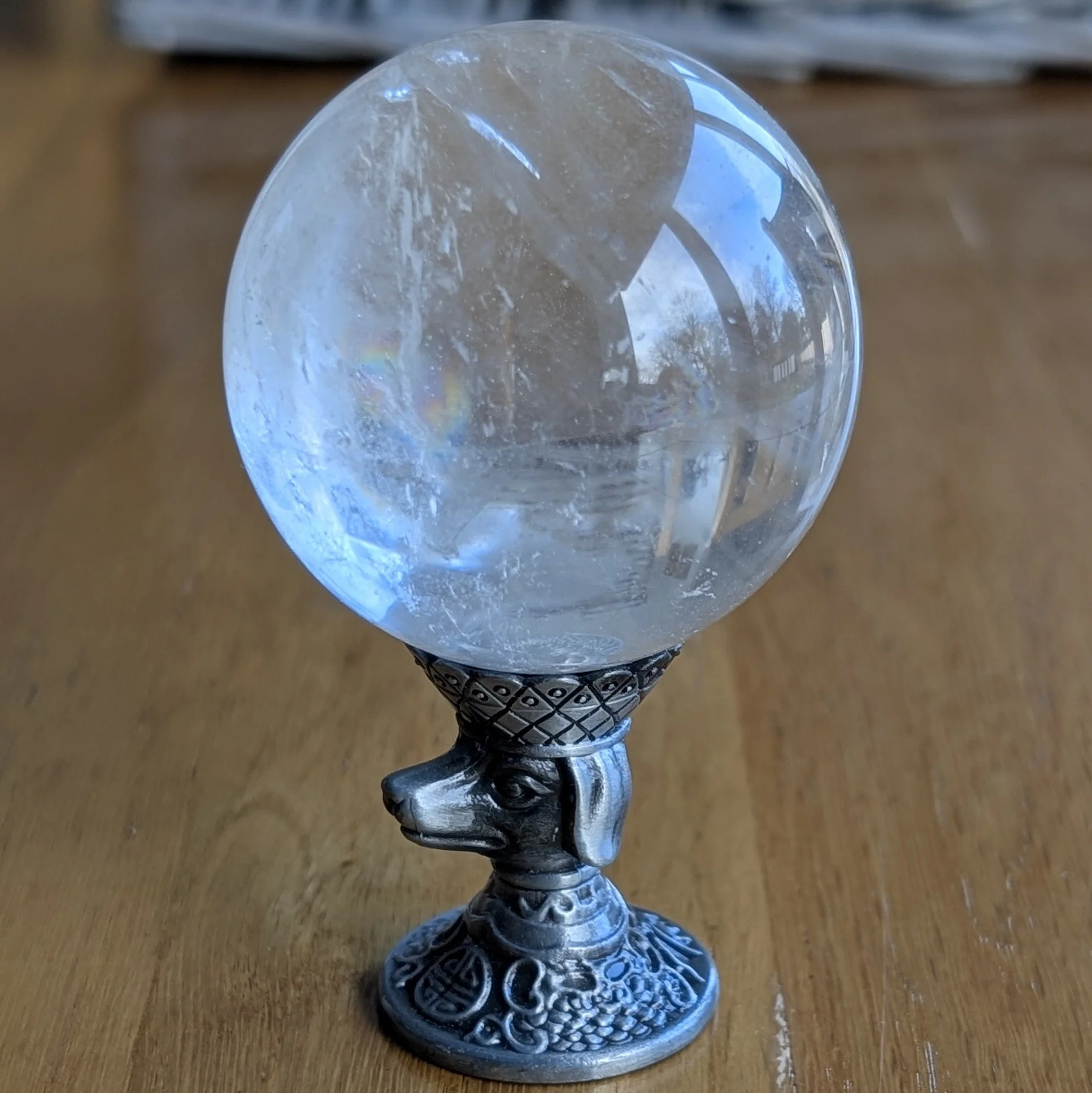 Regal Dog Metal Sphere Stand/Holder