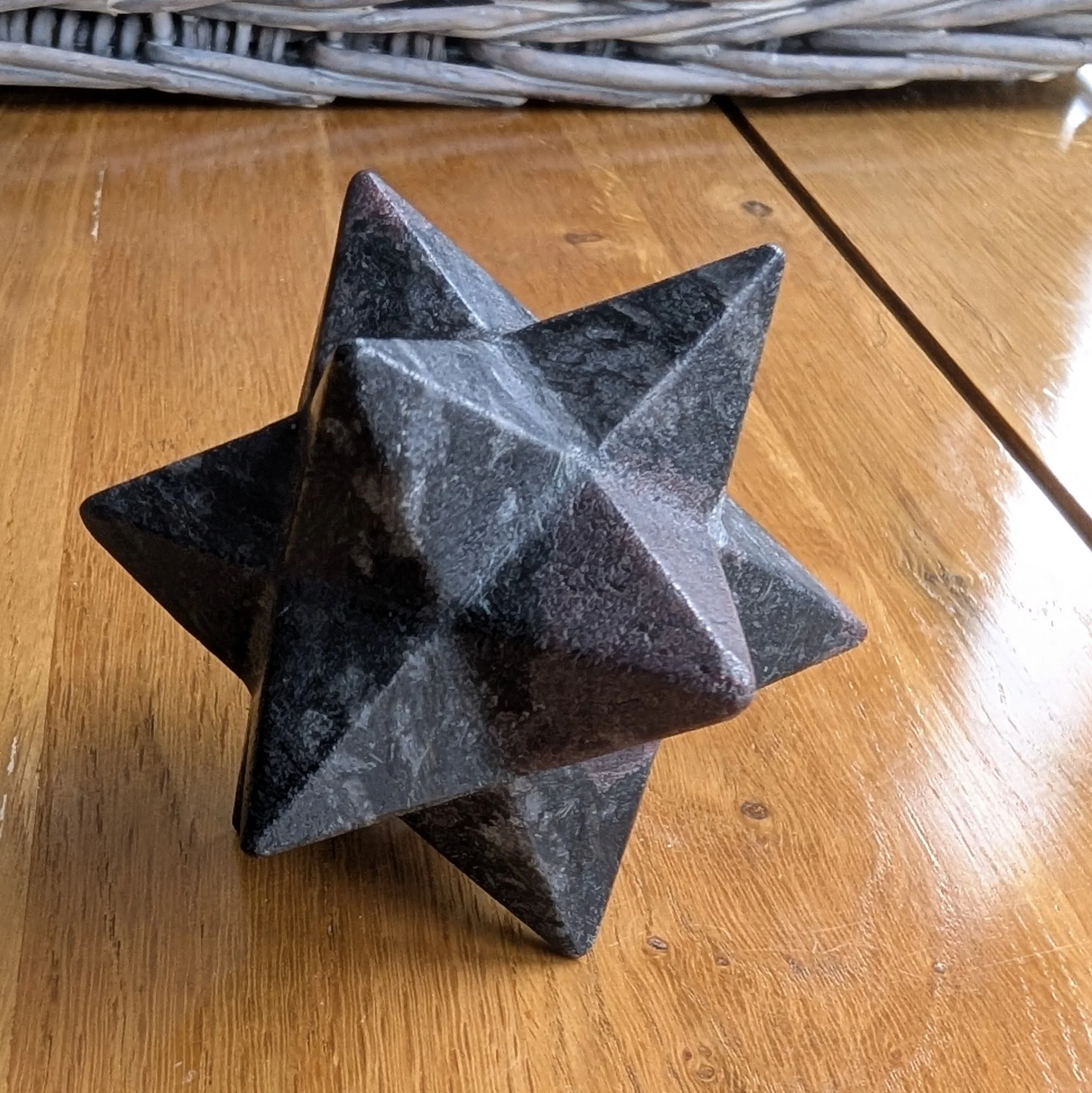 12-pointed Garnet Merkaba