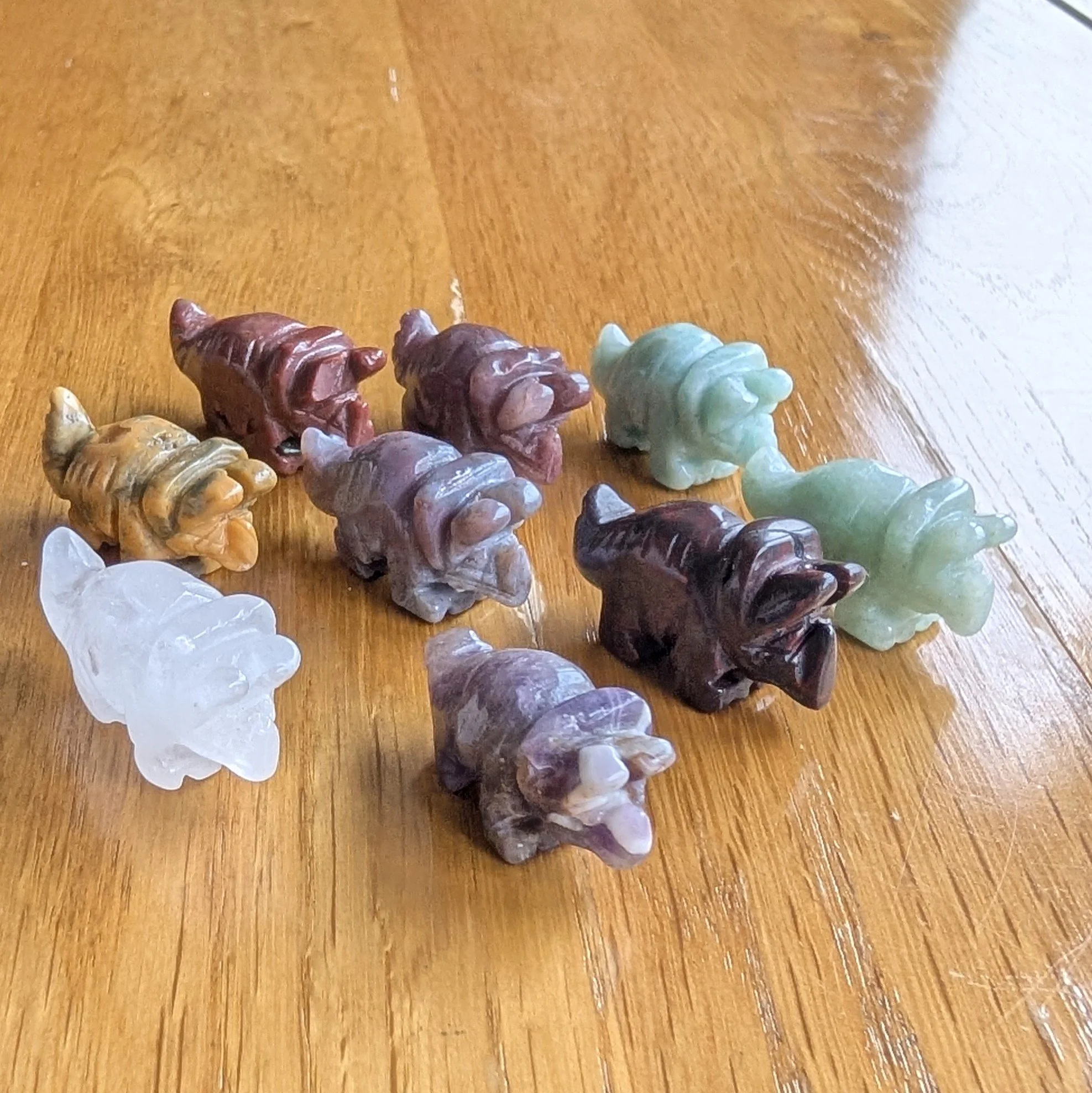 Mini Gemstone Dinosaur Triceratops