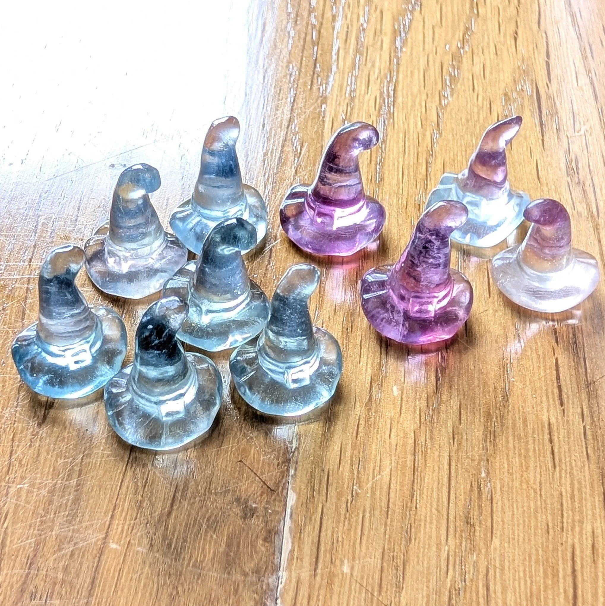 Mini Fluorite Witches/ Wizards Hats