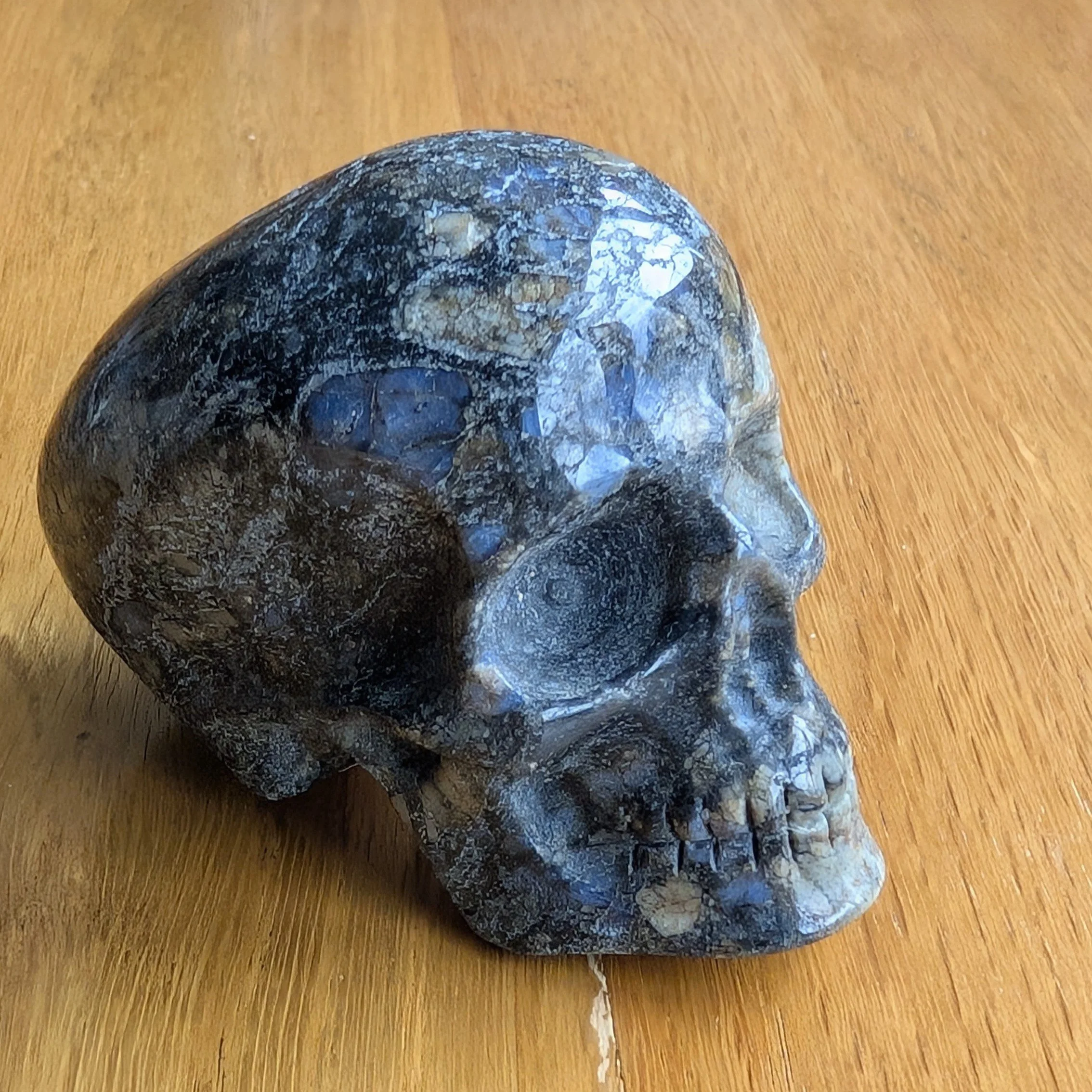 LLanite Gemstone Skull
