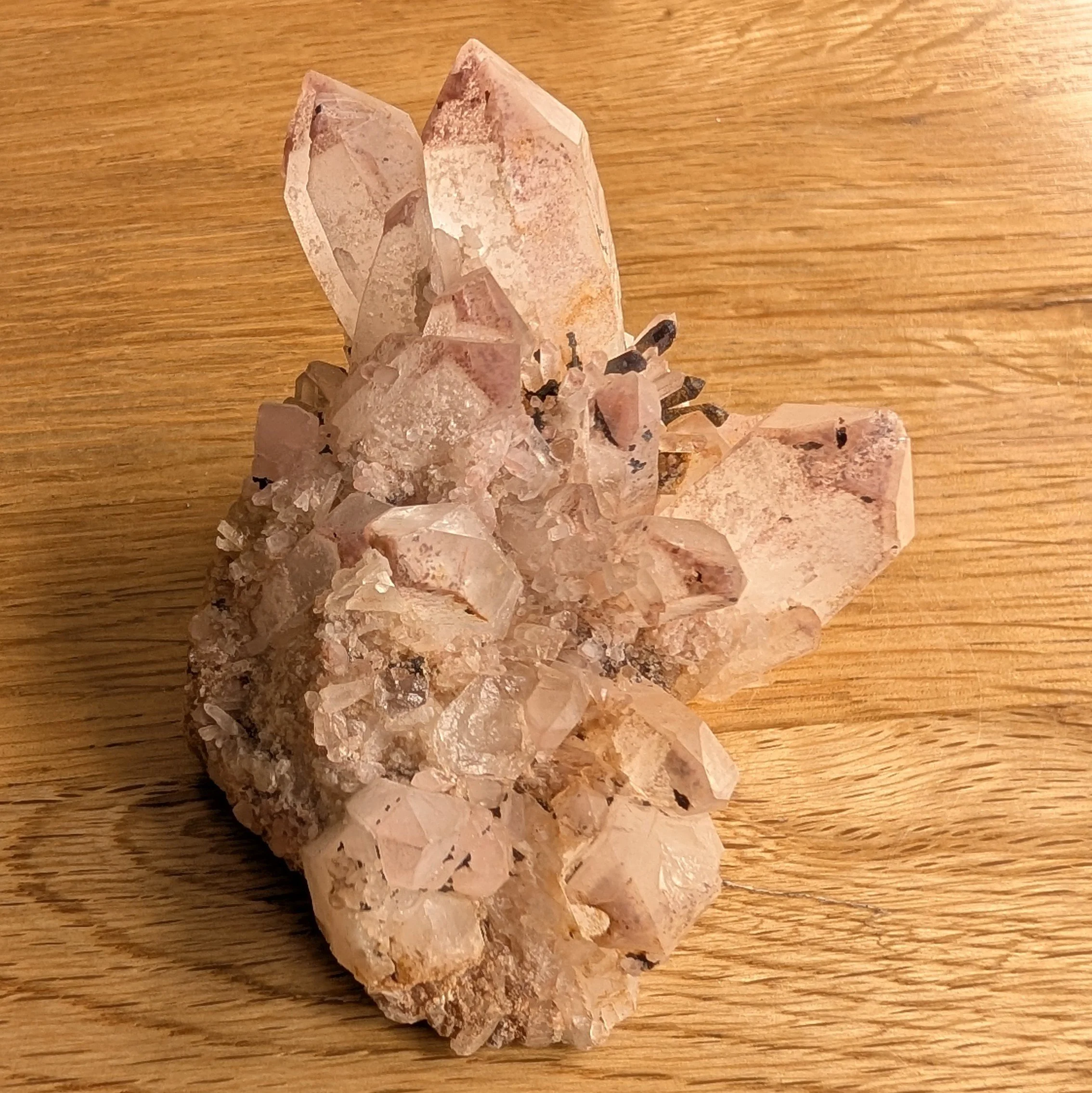 Red Phantom Quartz Specimen