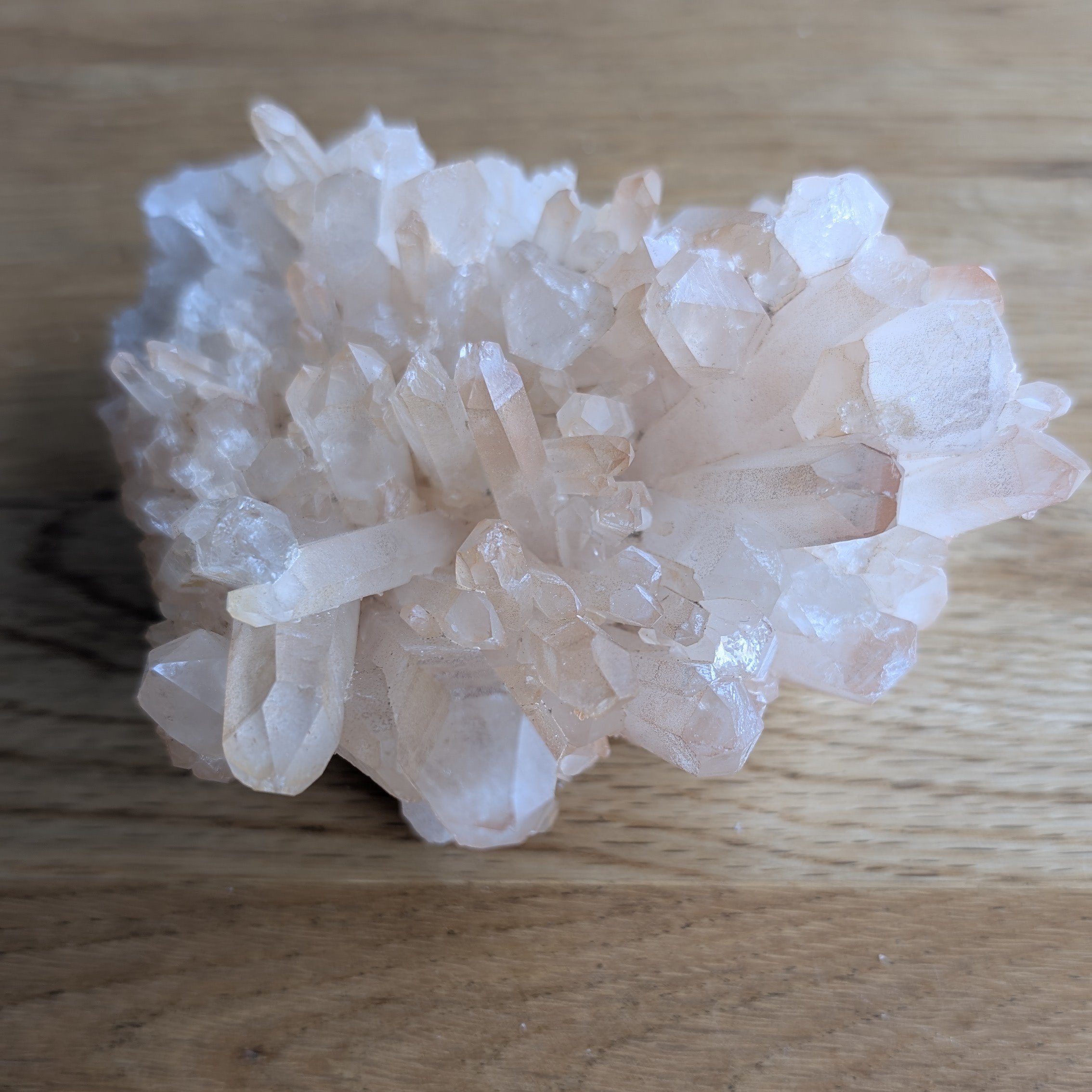 Hematoid Quartz Cluster Specimen