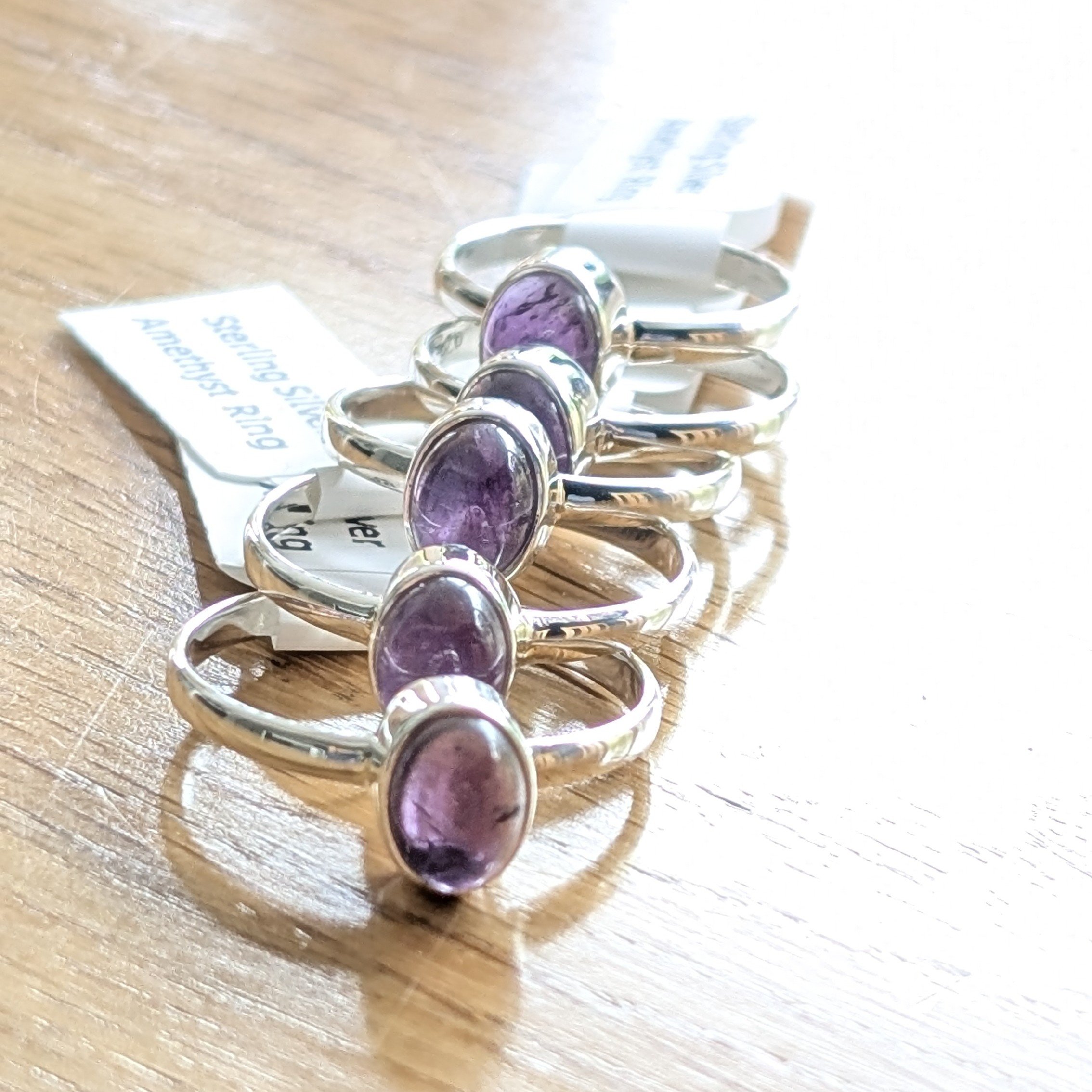Sterling Silver Amethyst Rings