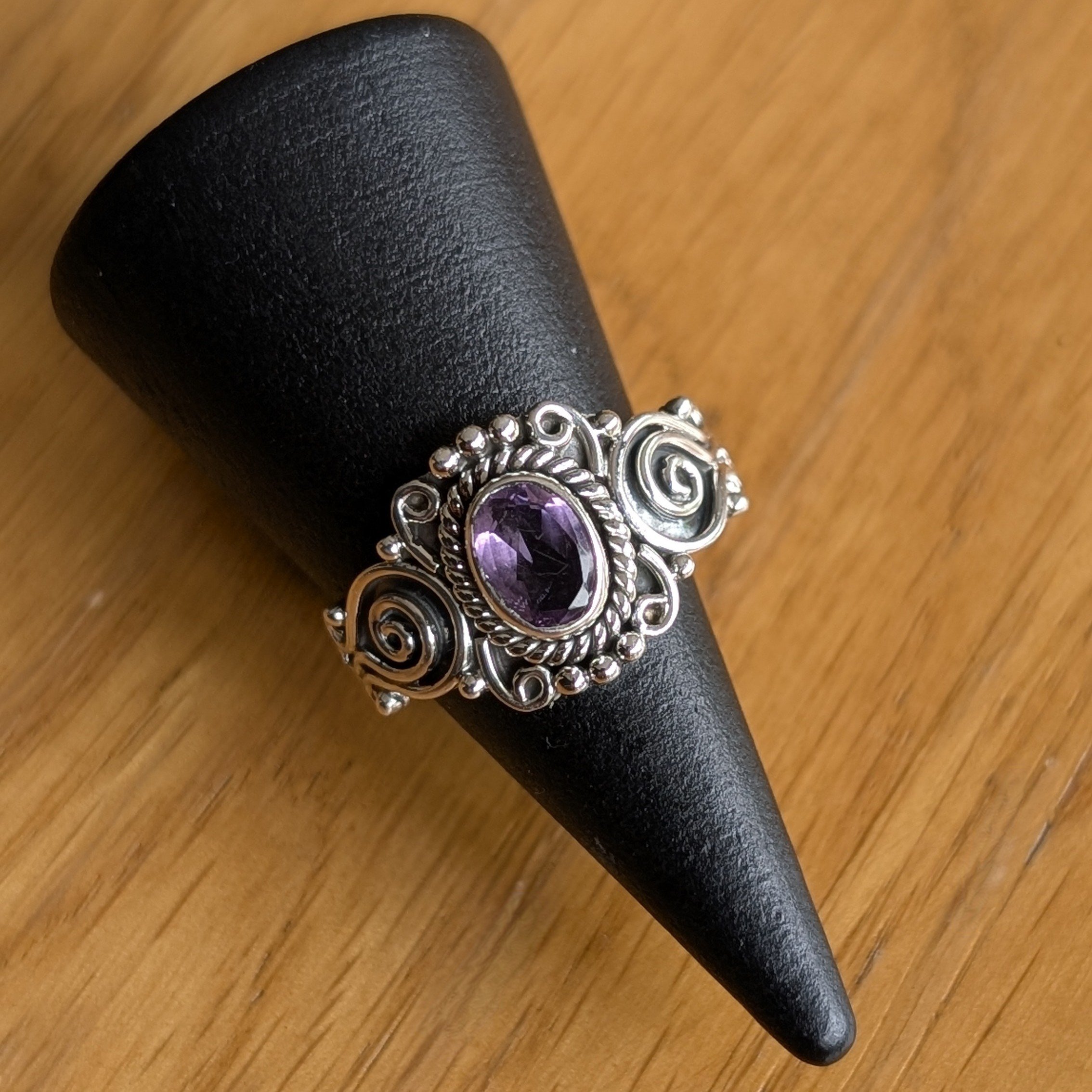 Sterling Silver Amethyst Ring