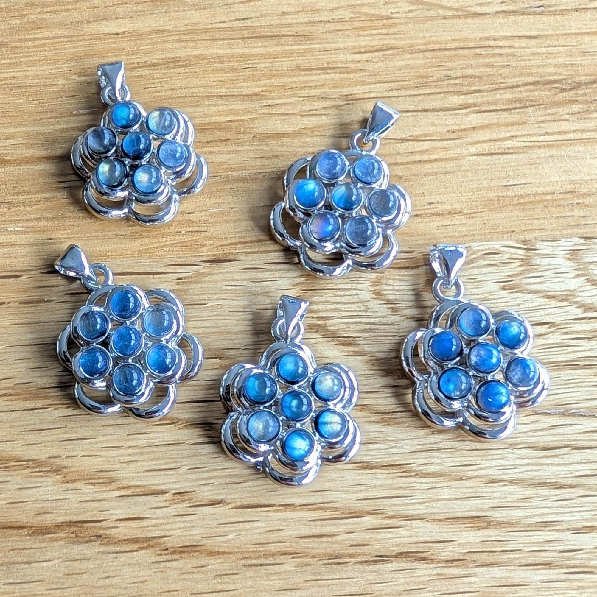 Labradorite Spinner Pendants