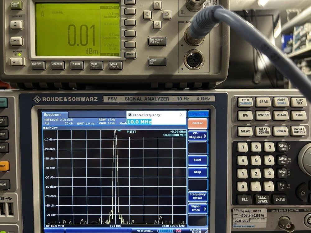 Rohde & Schwarz FSV4, Signal Analyzer, 10 Hz-4 GHz, OPT: B25, B29, K10, K72 #