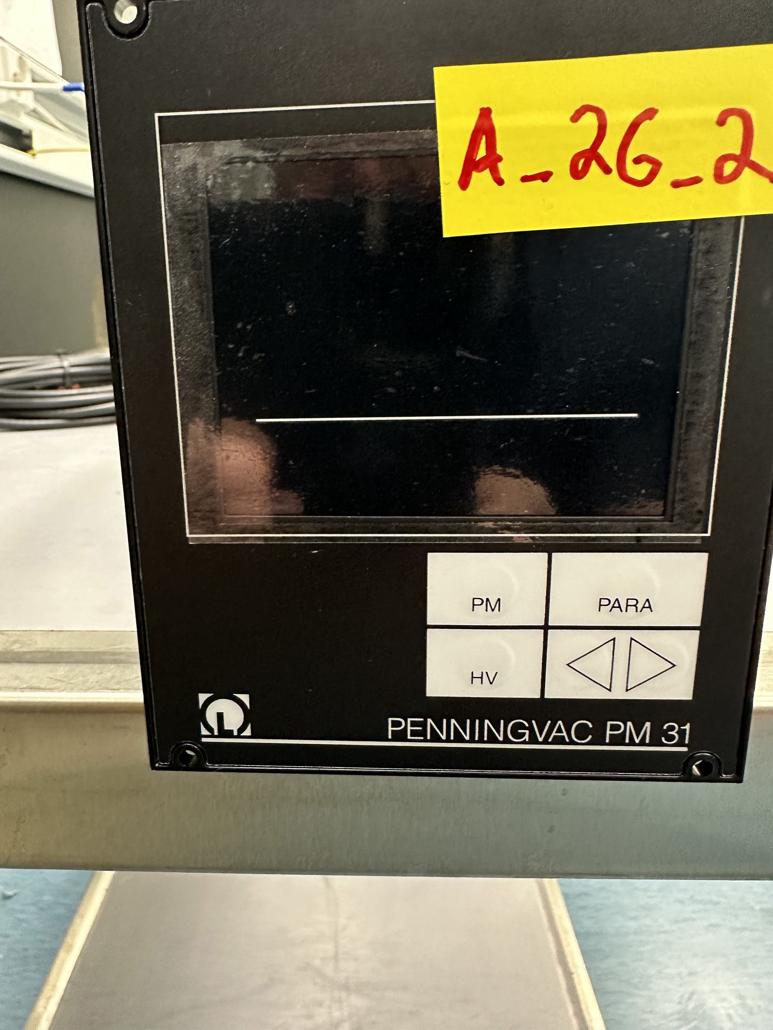 Leybold Penningvac PM 31, Vacuum Gauge Display Unit *