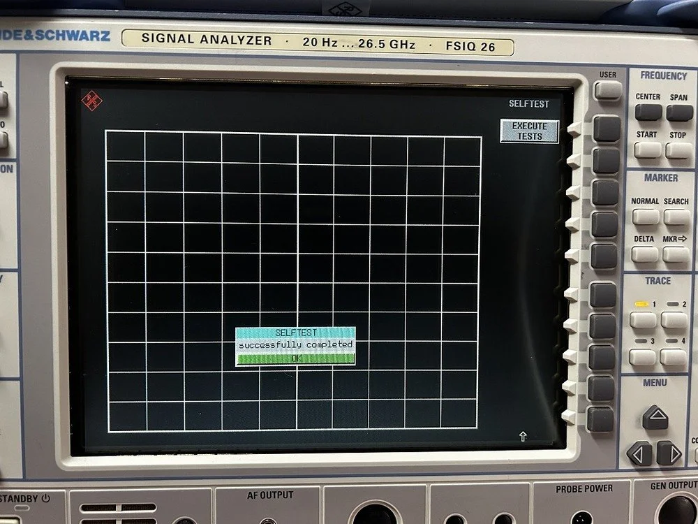 Rohde & Schwarz FSIQ26, Signal Analyzer, 20Hz-26.5GHz, Loaded with Options