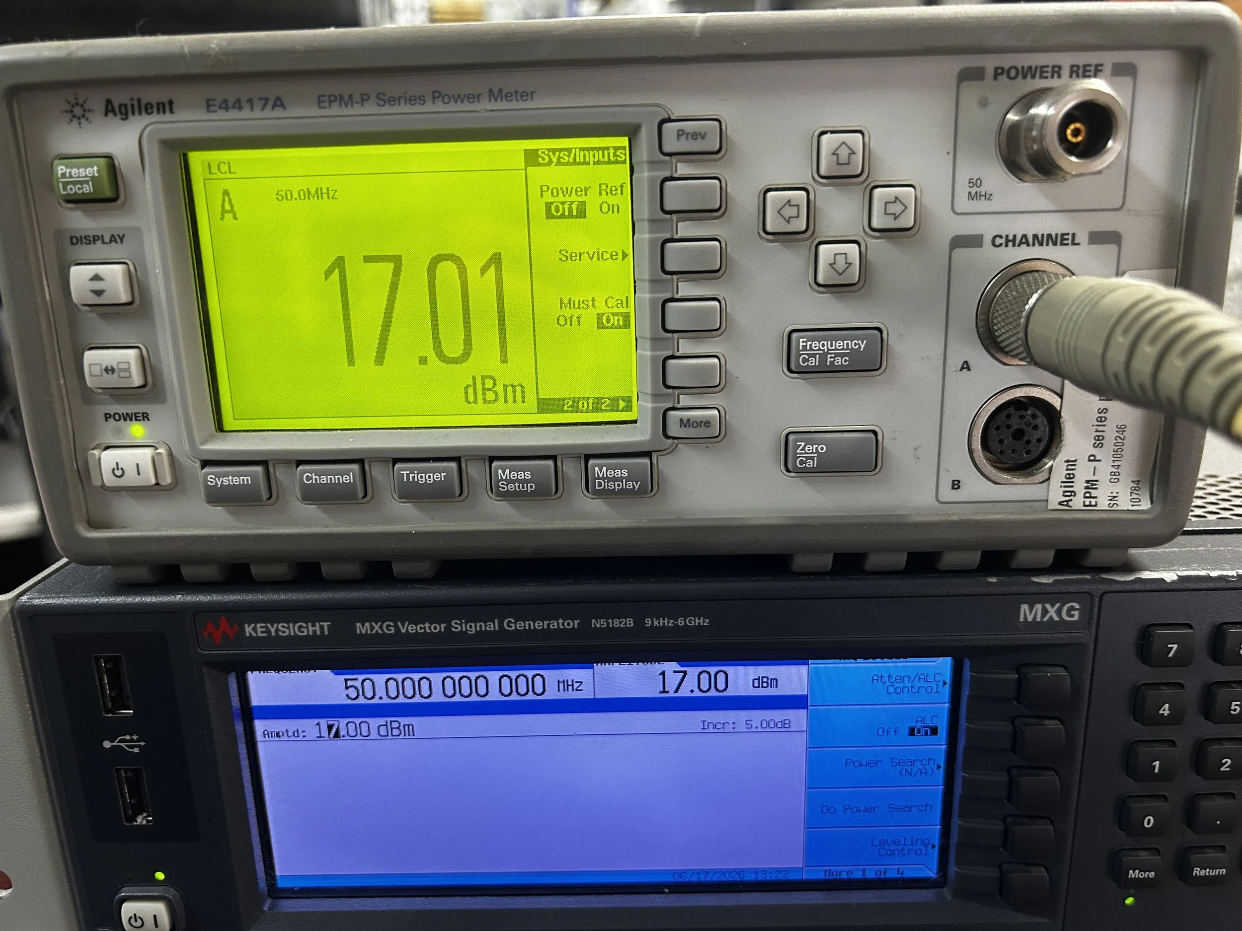 Agilent E9301A, Average Power Sensor, 10 MHz - 6 GHz, 20 dBm, N