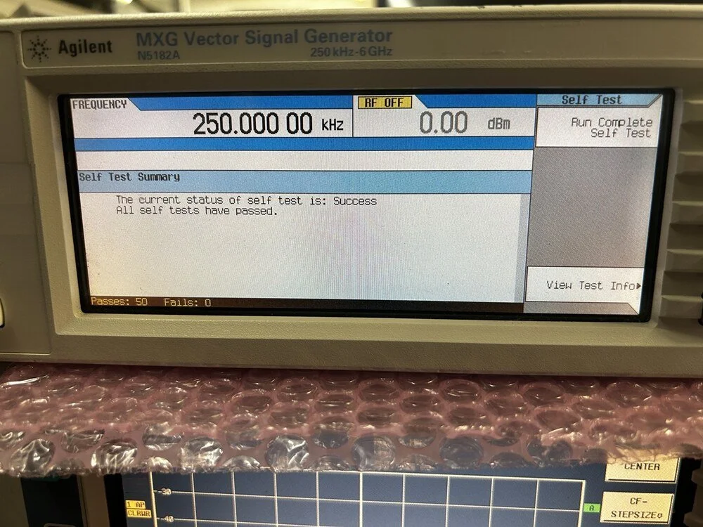 Agilent N5182A, MXG Vector Signal Generator, 250kHz -6GHz #