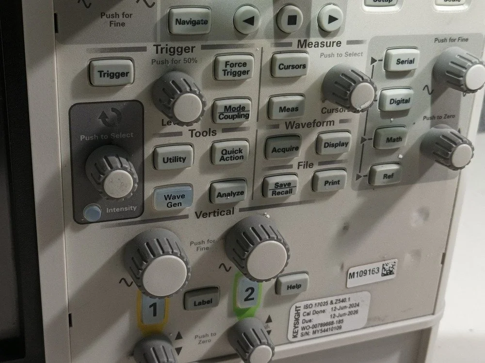 Keysight DSO-X 3052A Digital storage oscilloscope, 2Ch, 500MHz, 4GSa/s