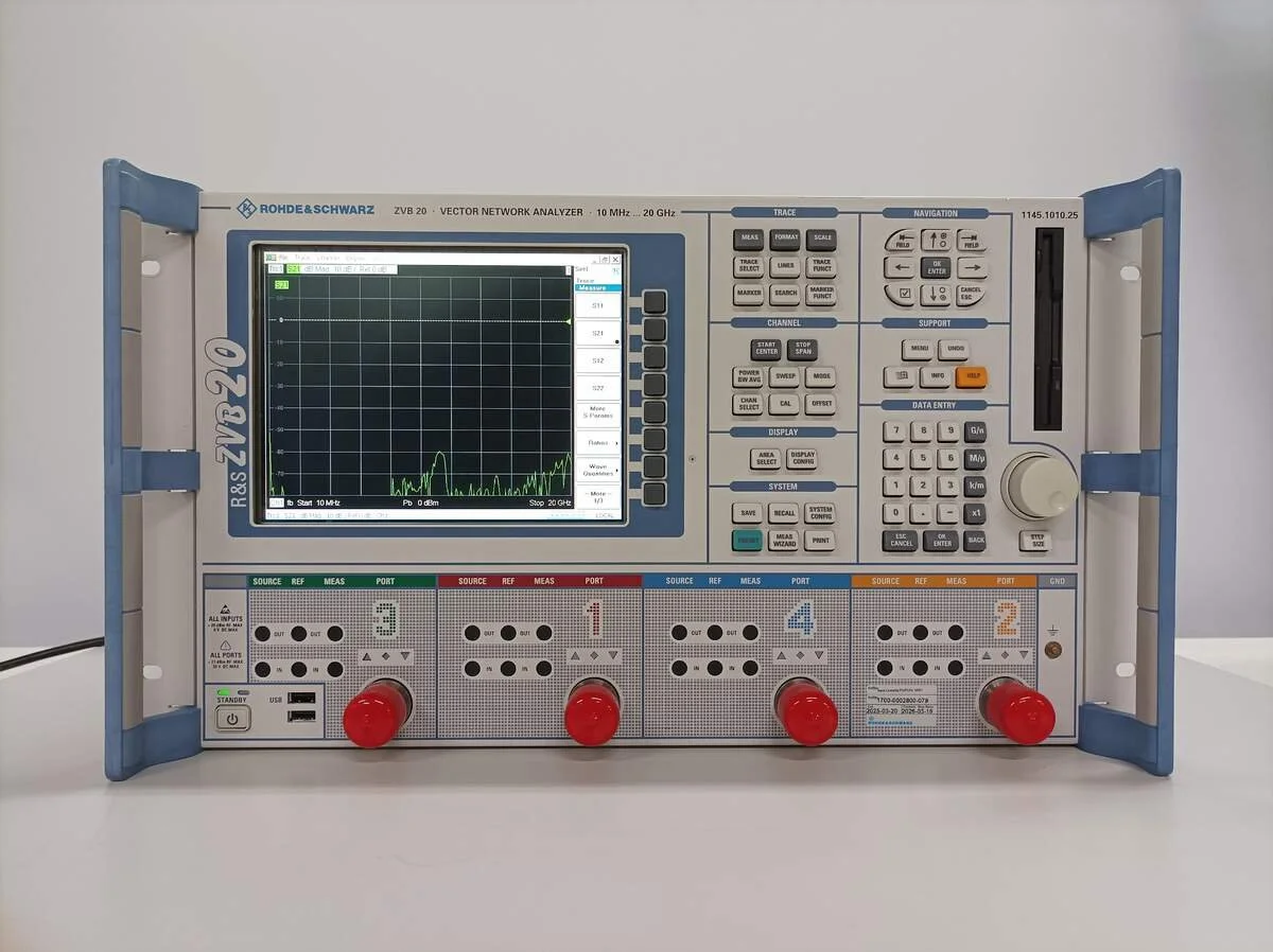 Rohde & Schwarz ZVB20, 4-Port Network Analyzer, 10MHz-20GHz #