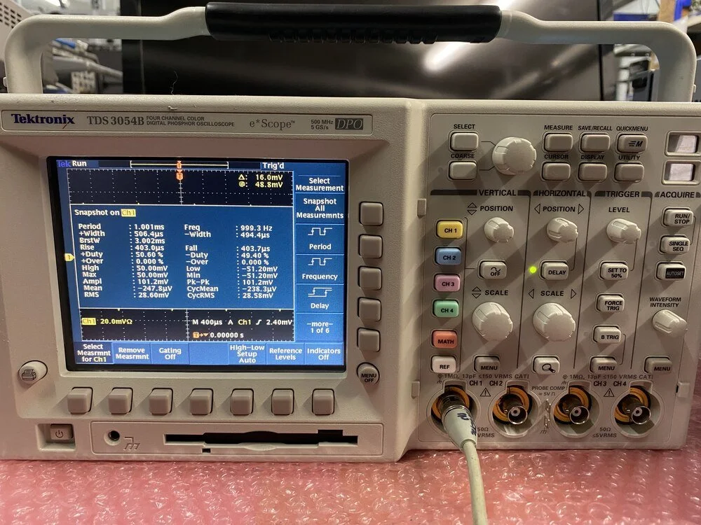 Tektronix TDS3054B, Digital Phosphor Oscilloscope, 500 MHz, 5 GS/s #