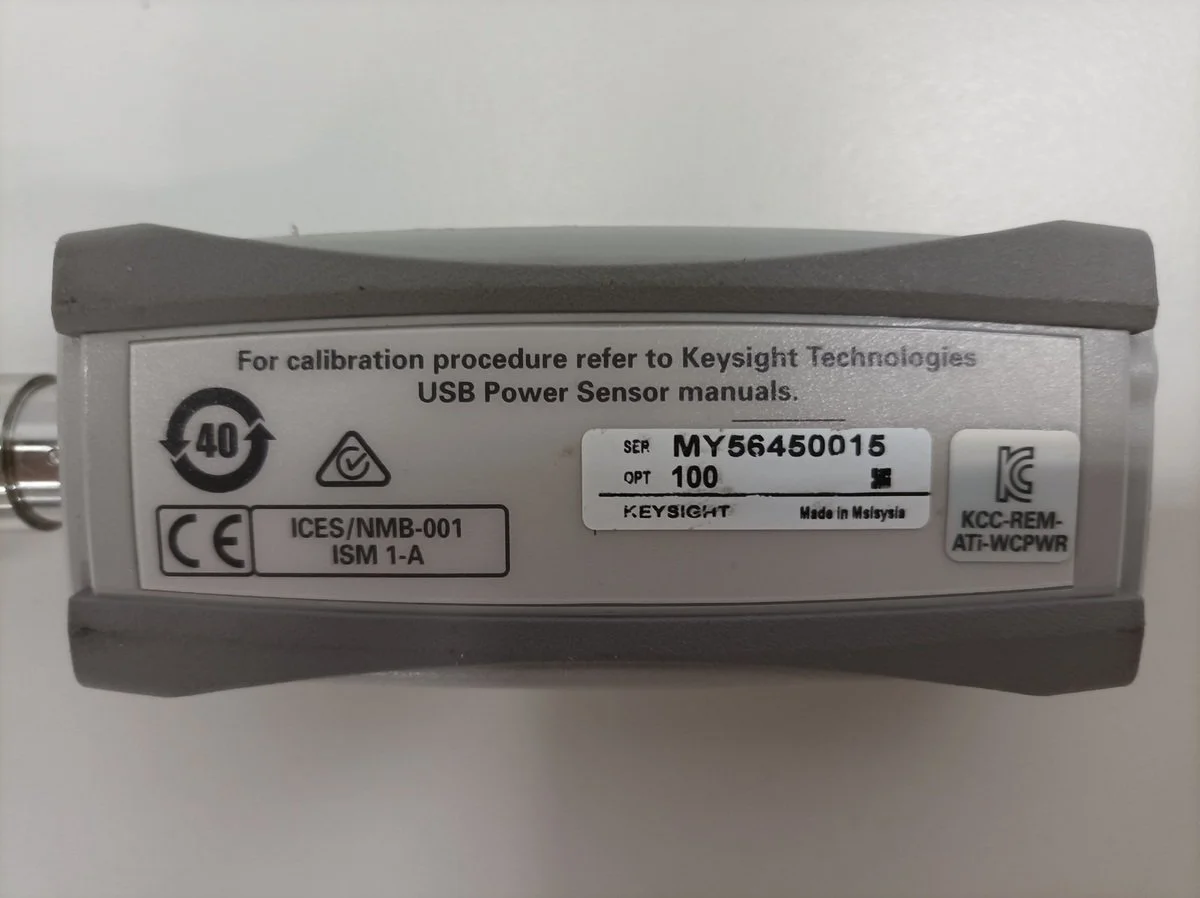Keysight U2001A, USB Power Sensor, 50 MHz - 6 GHz, -60 - +20 dBm, N #