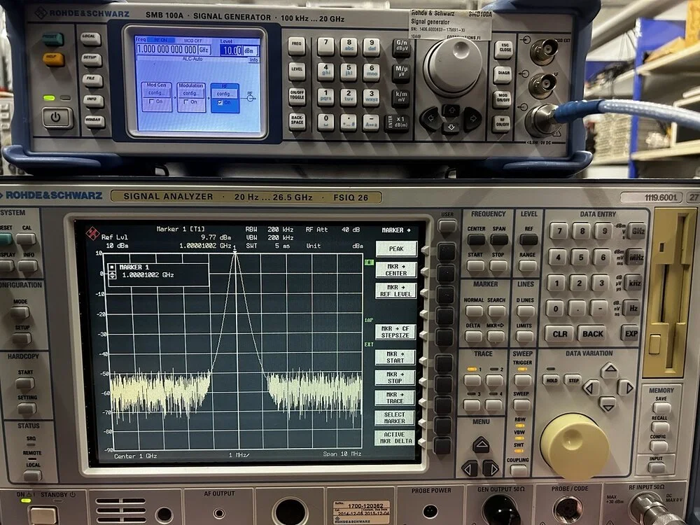 Rohde & Schwarz FSIQ26, Signal Analyzer, 20Hz-26.5GHz, Loaded with Options