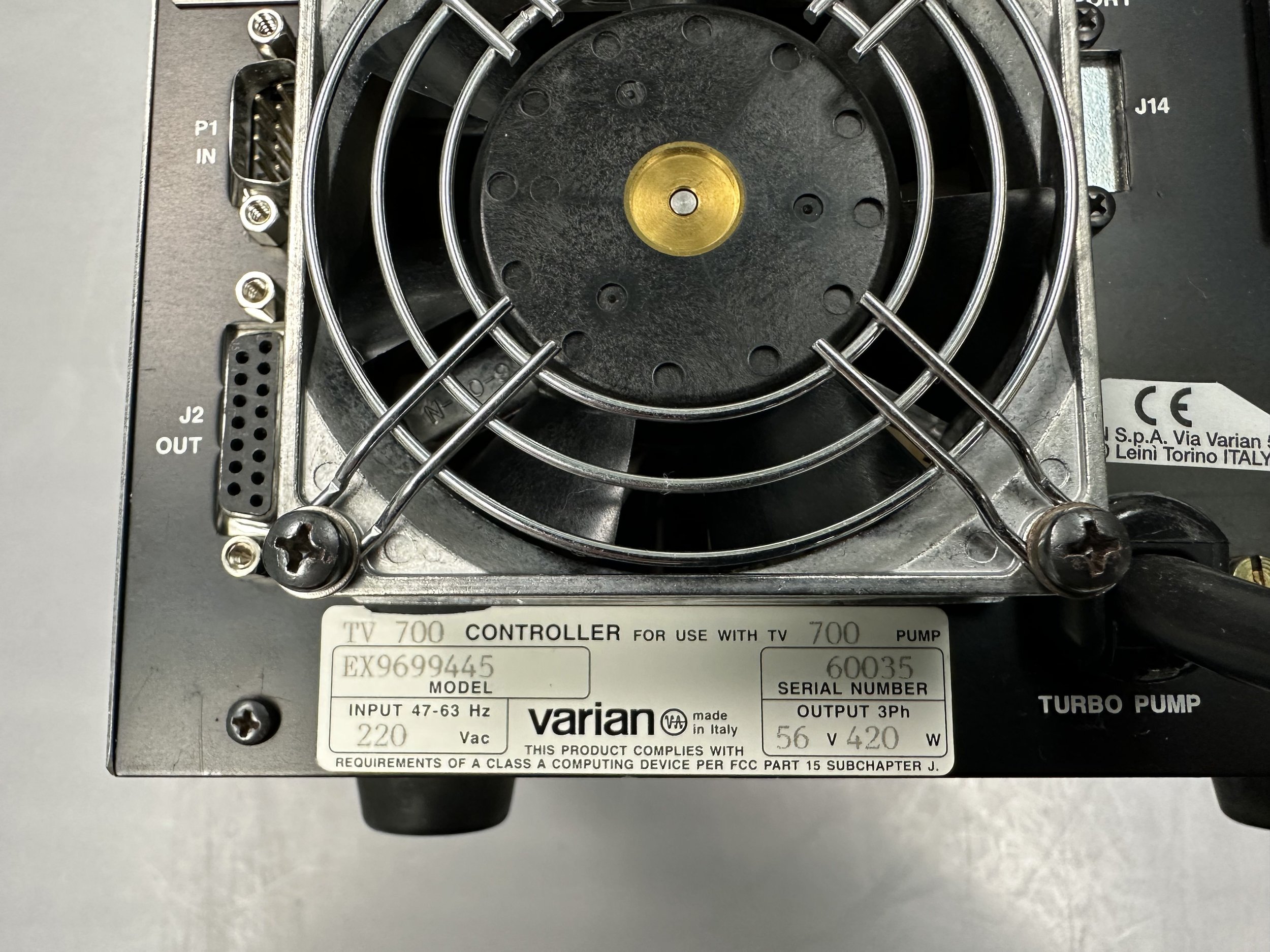 Varian V 700HT, Turbo Controller *