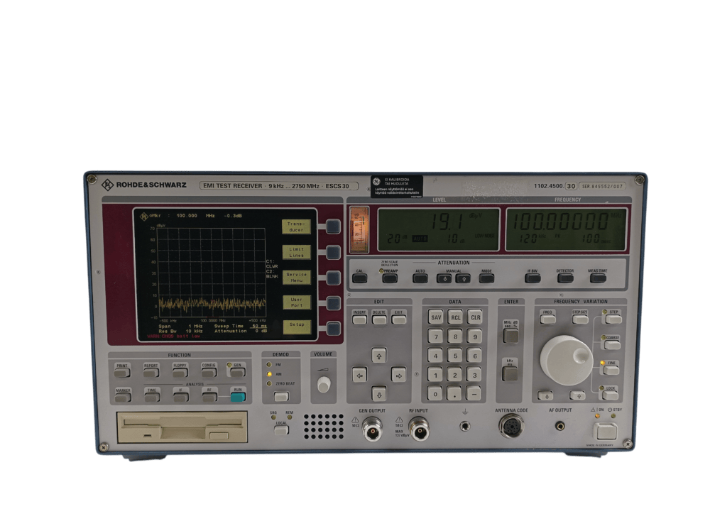 Rohde & Schwarz ESCS 30, EMI Test receiver 9kHZ-2750MHz #