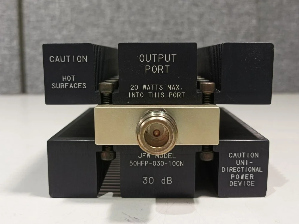 JFW 50HFP-030-100N, Attenuator, 30 dB, 100 W, 1 GHz #