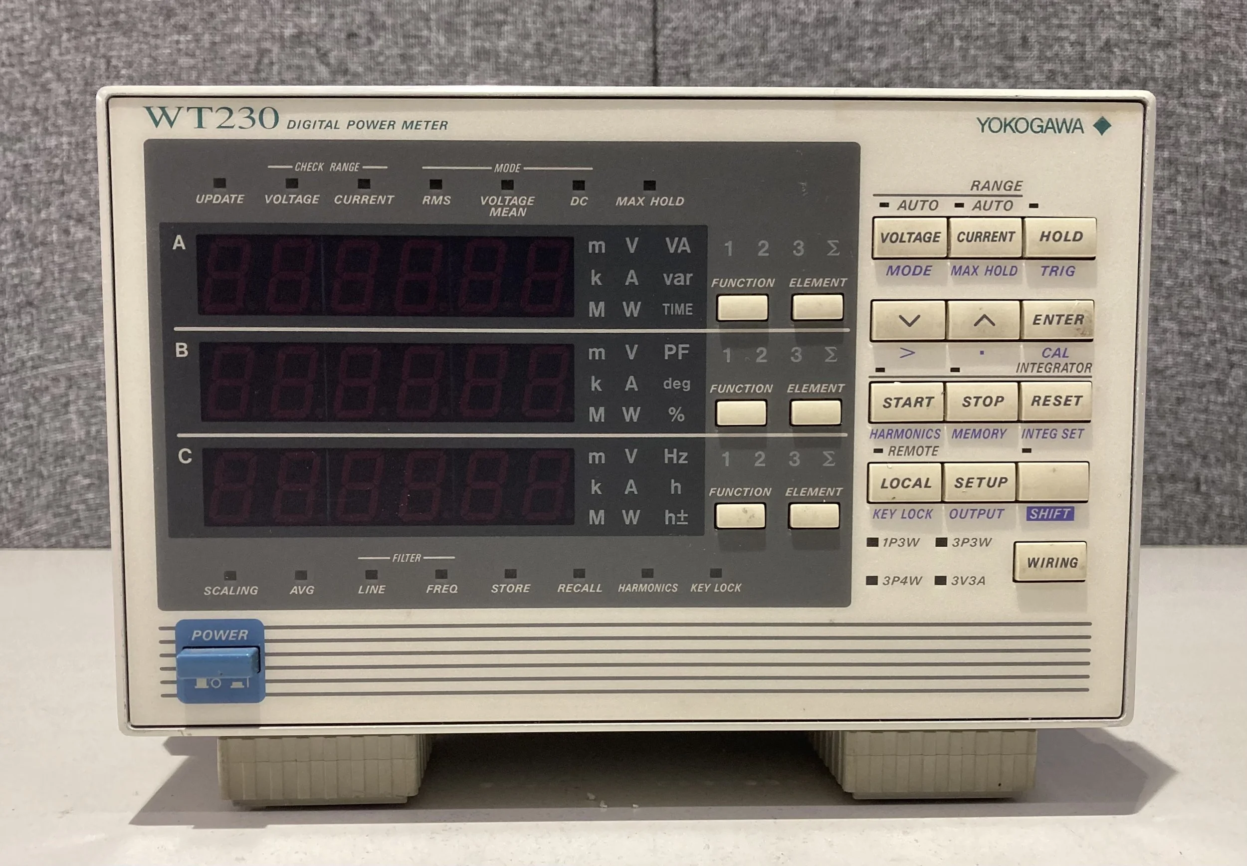 Yokogawa WT2010, Digital Power Meter, WITH OPTIONS C17F, B5, HRM