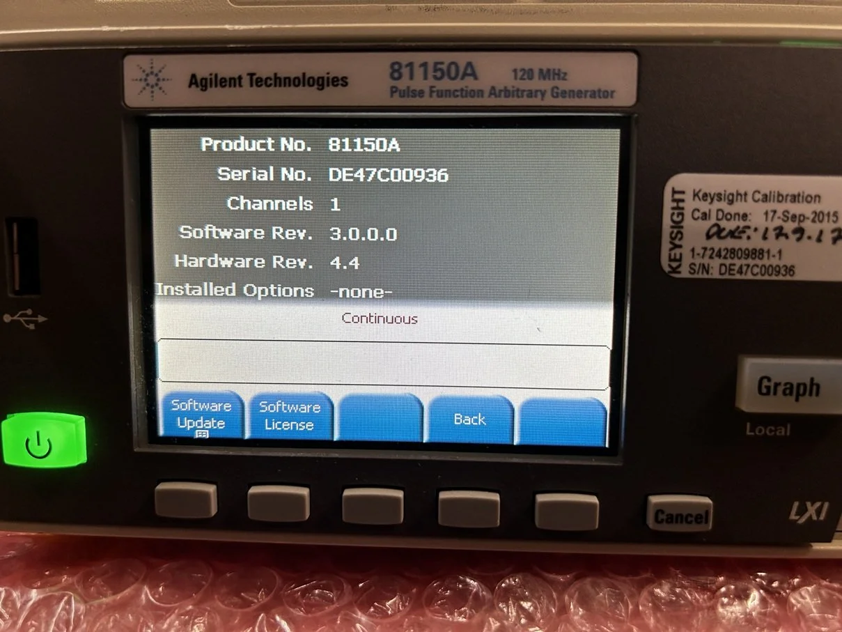 81150A Pulse Function Arbitrary Generator