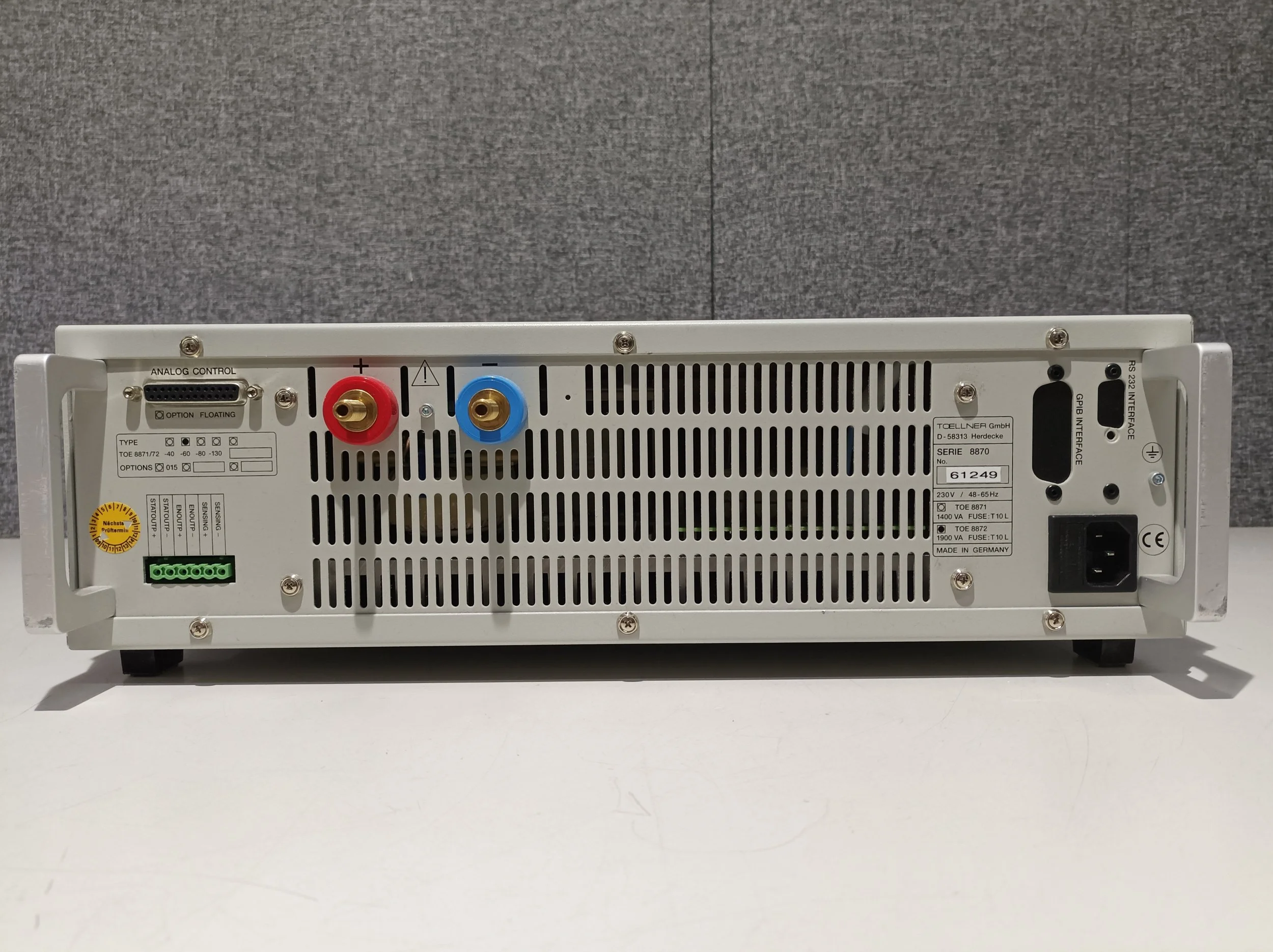 Toellner TOE 8872-60, DC Power Supply, 60V, 1500W