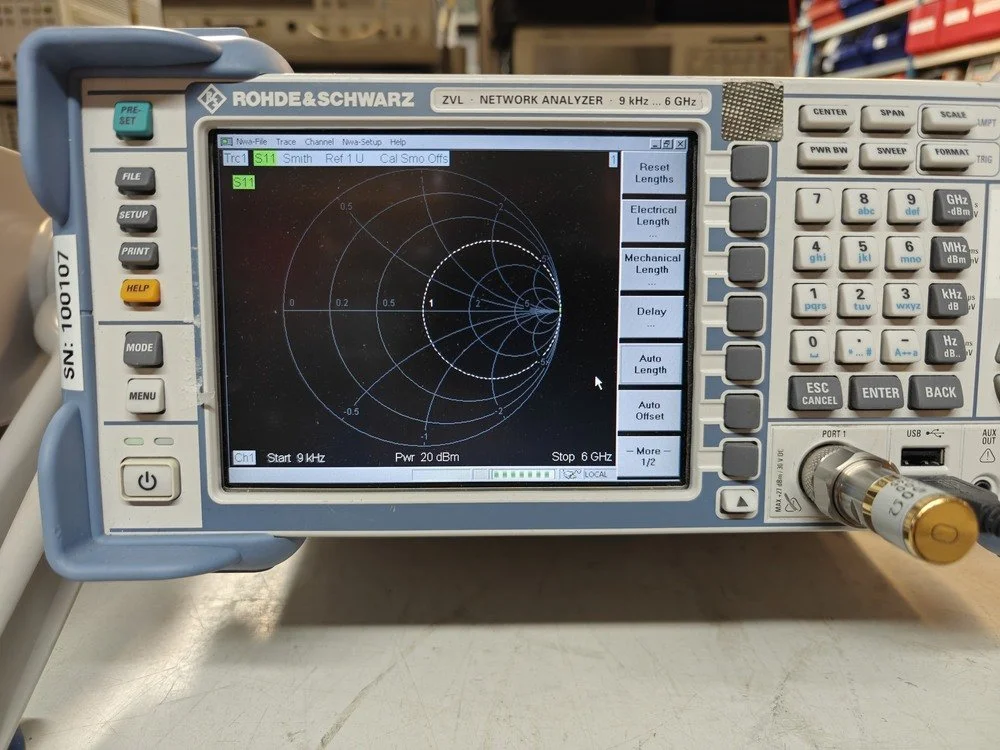 Rohde & Schwarz ZVL6, Vector Network Analyzer, 9 kHz - 6 GHz #