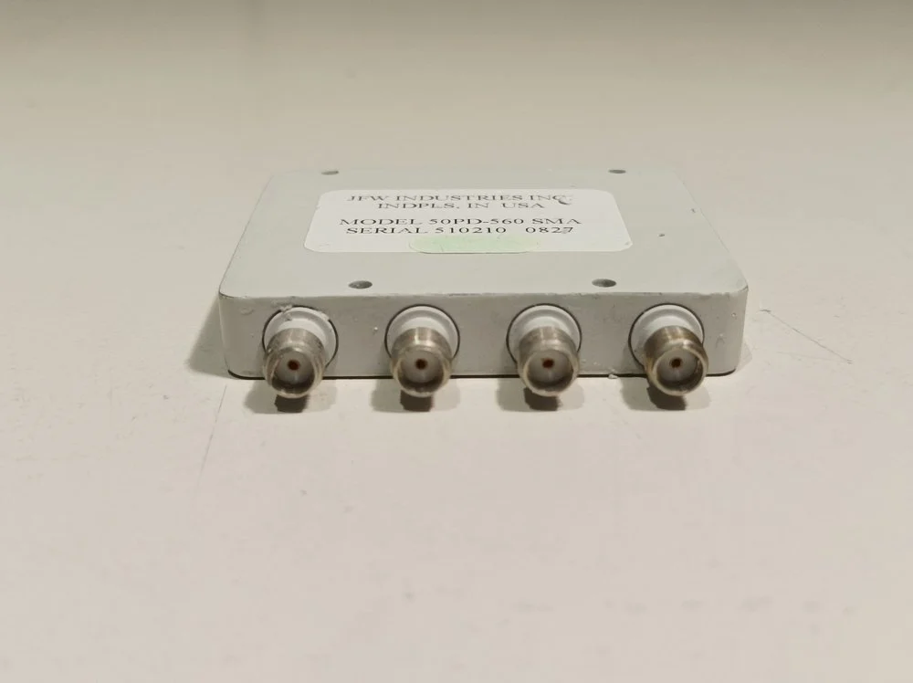 JFW 50PD-560 SMA, 4 WAY REACTIVE POWER DIVIDER/COMBINER