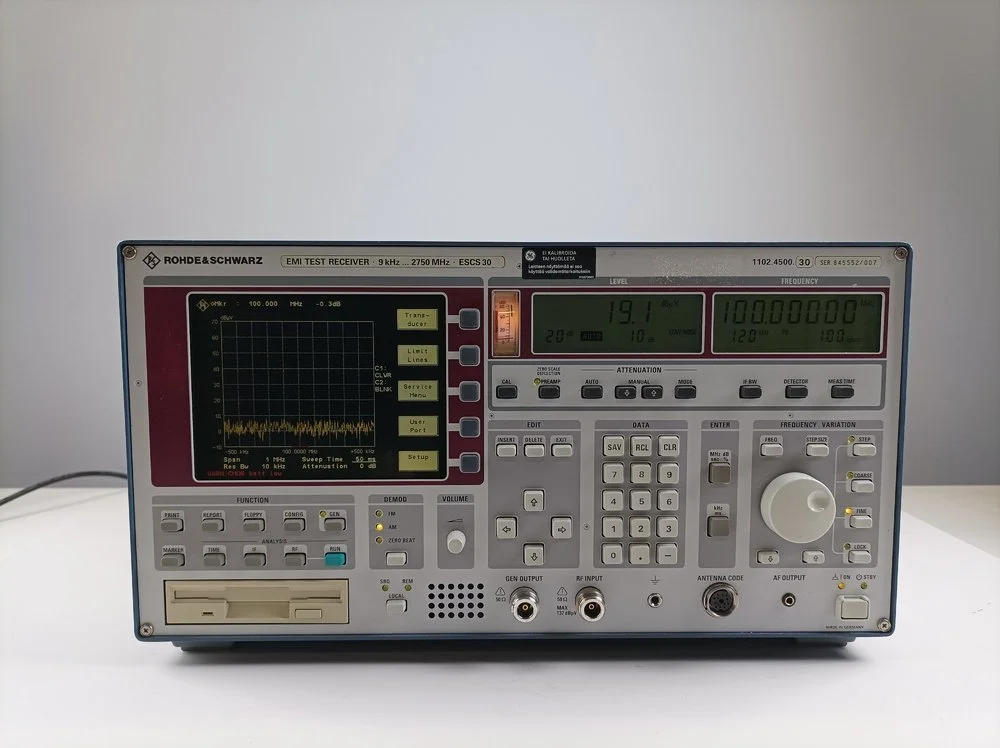 Rohde & Schwarz ESCS 30, EMI Test receiver 9kHZ-2750MHz #