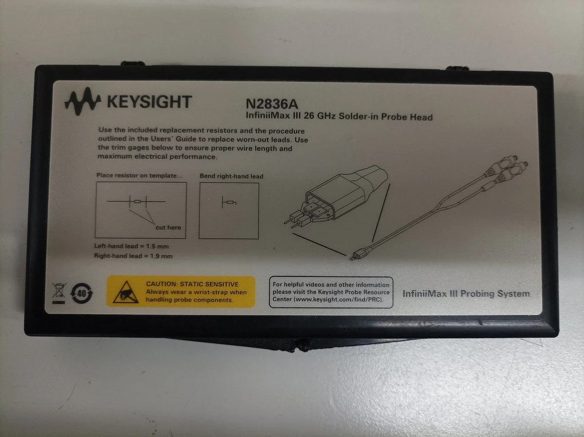 Keysight N2836A, Solder-in Probe Head, 26 GHz #