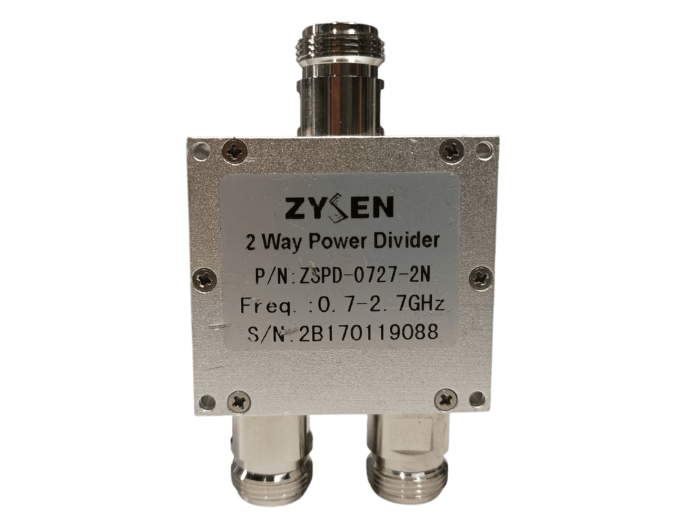 Zysen Power Divider ZSPD-0727-2N, 2 Way n(m), 0.7-2.7 GHz #