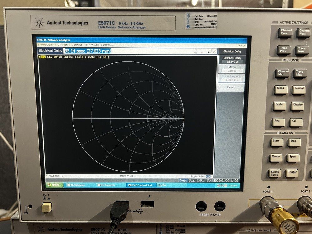 Agilent E5071C, 4-Port ENA Series Network Analyzer, 9kHz – 8,5GHz, 019, 480, UNQ. MY46112130 #