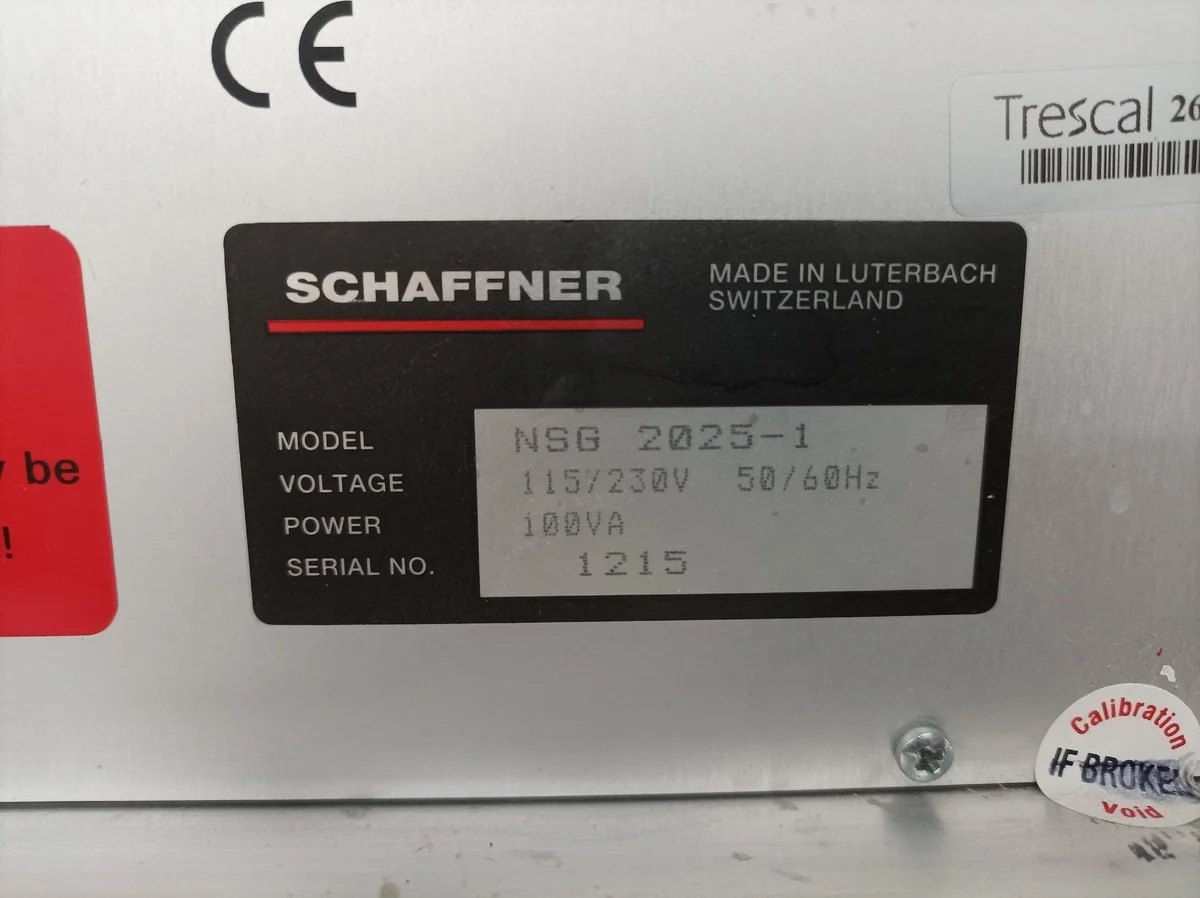 Schaffner NSG 2025, Fast Transient / Burst Generator