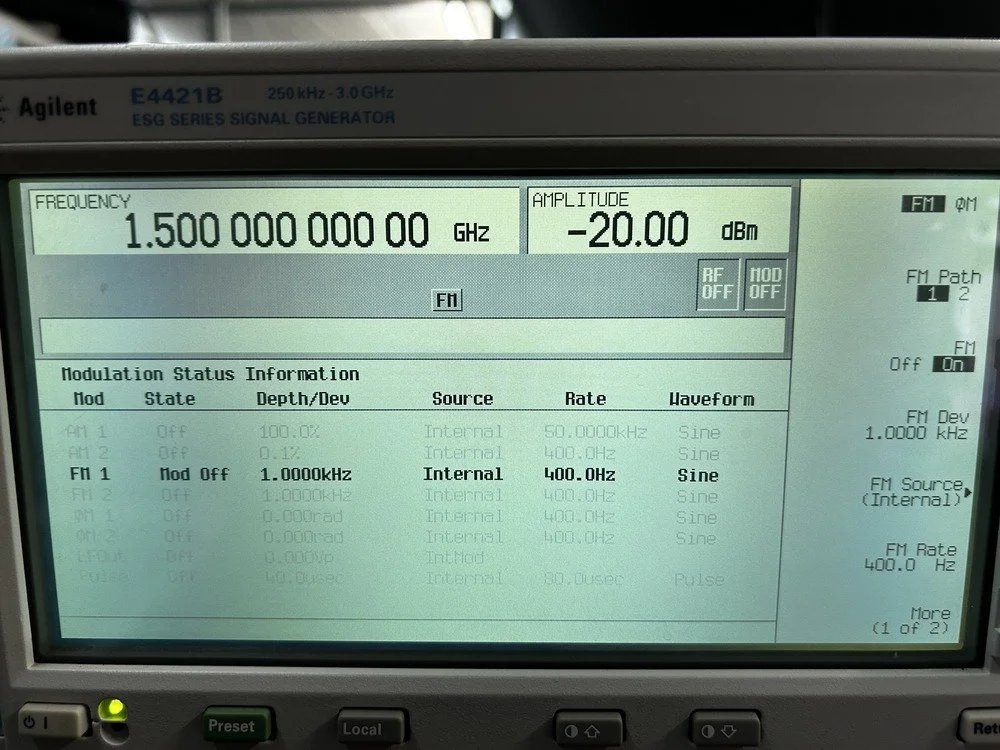 Agilent E4421B ESG Series Signal Generator, 250kHz-3.0GHz