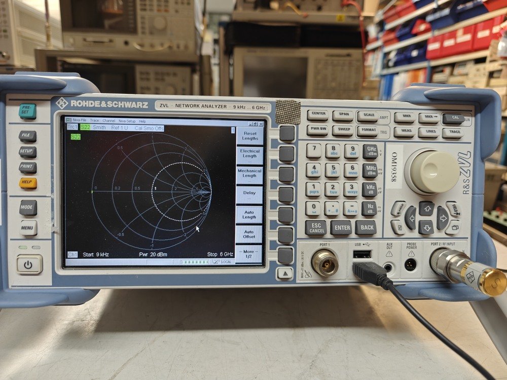Rohde & Schwarz ZVL6, Vector Network Analyzer, 9 kHz - 6 GHz #