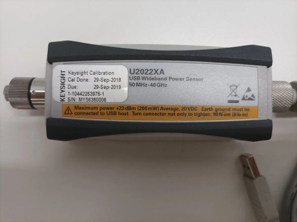 Keysight U2022XA, USB Peak Power Sensor, 50 MHz - 40 GHz #