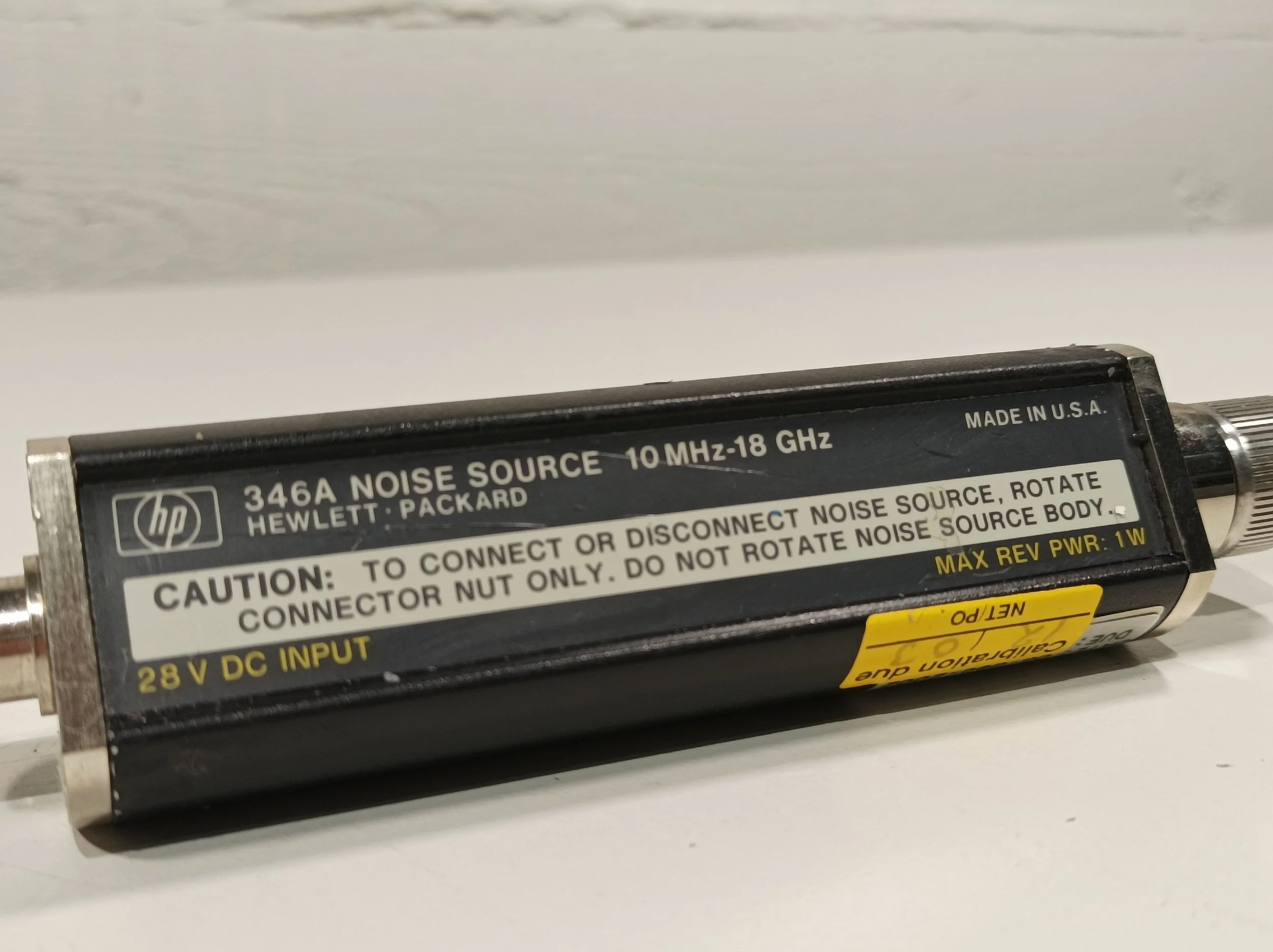 HEWLETT PACKARD 346A, Noise Source, 10 MHz-18 GHz, N (f) #