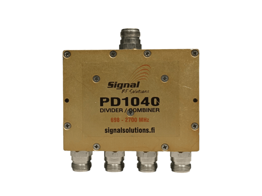 Signal RF Solutions Power Divider PD1040, 4 Way (n-female), 0.698-2.7 GHz #