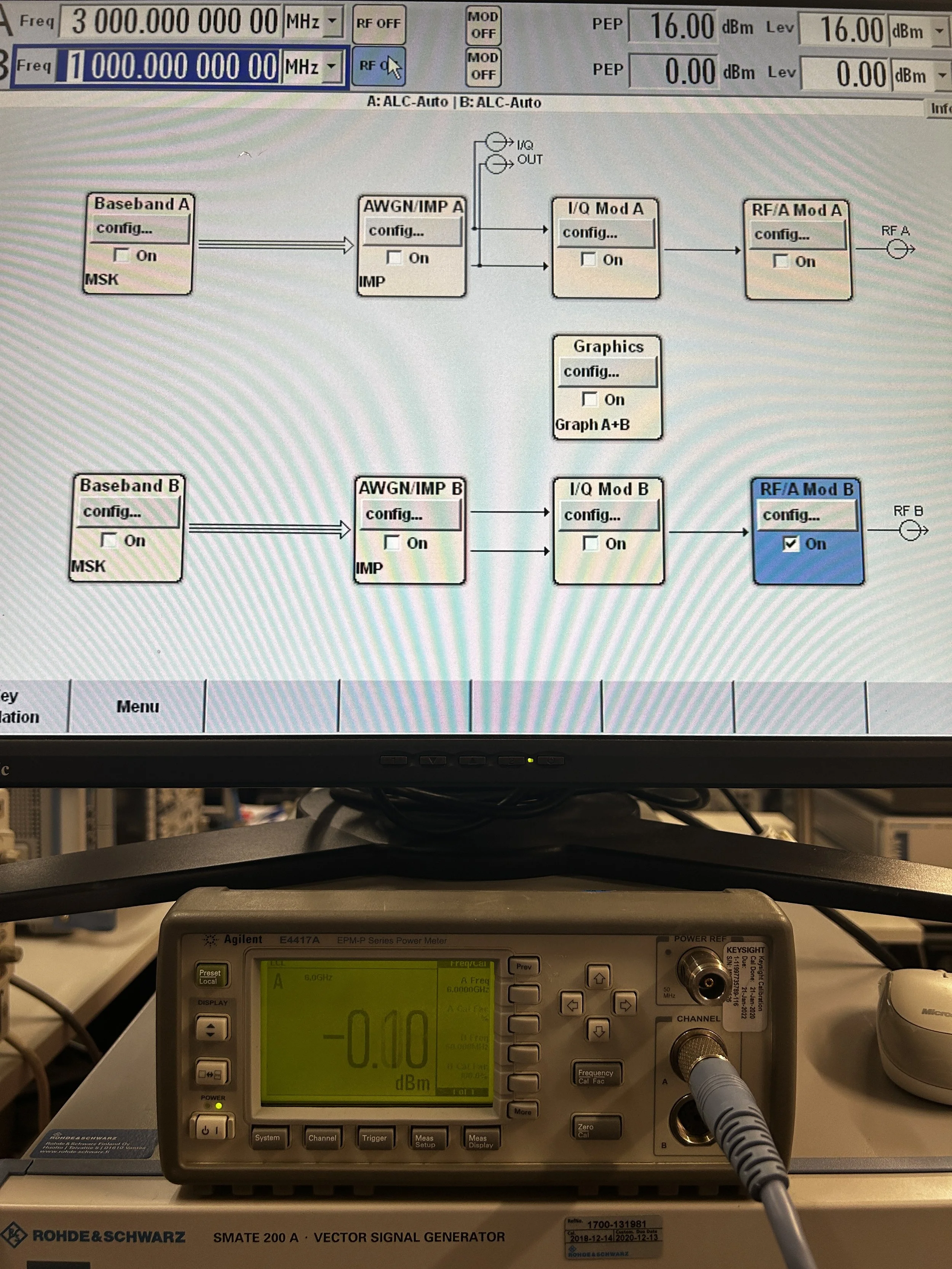 Rohde & Schwarz SMATE200A, Vector Signal Generator, 100kHz-6GHz, with many options #