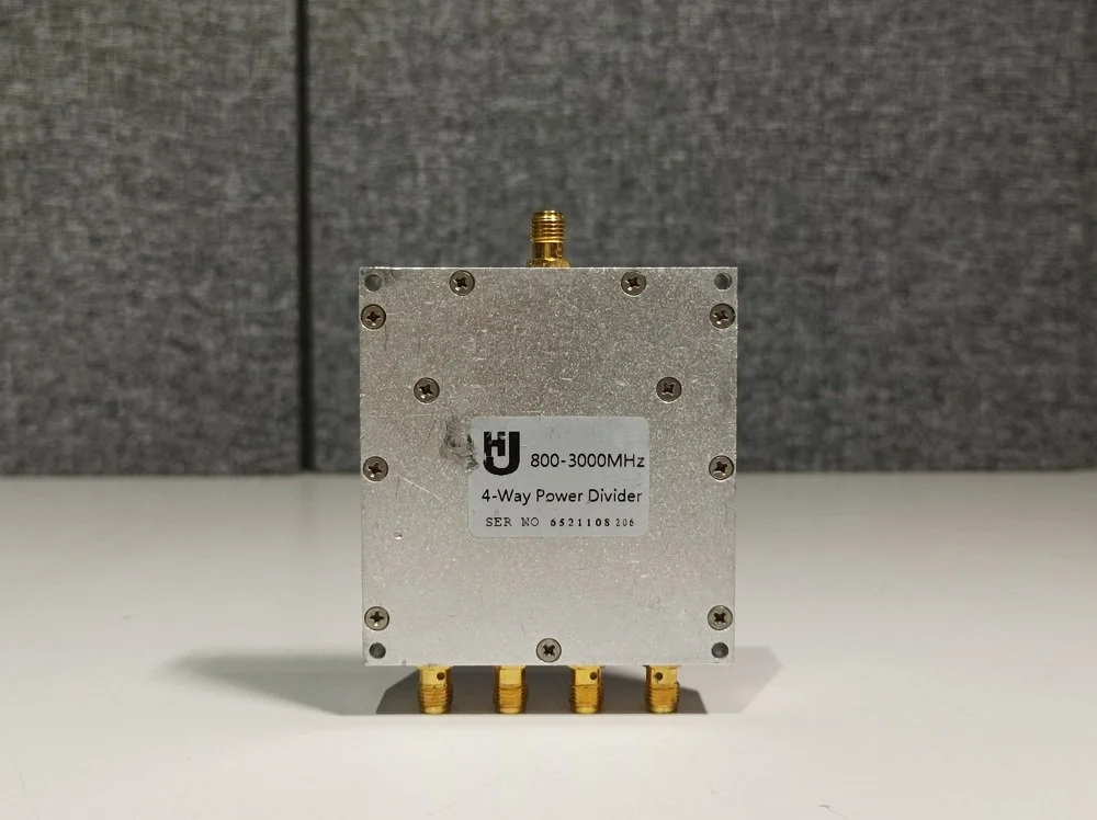 HJ, 4 way Power Divider 0.8-3.0 GHz #