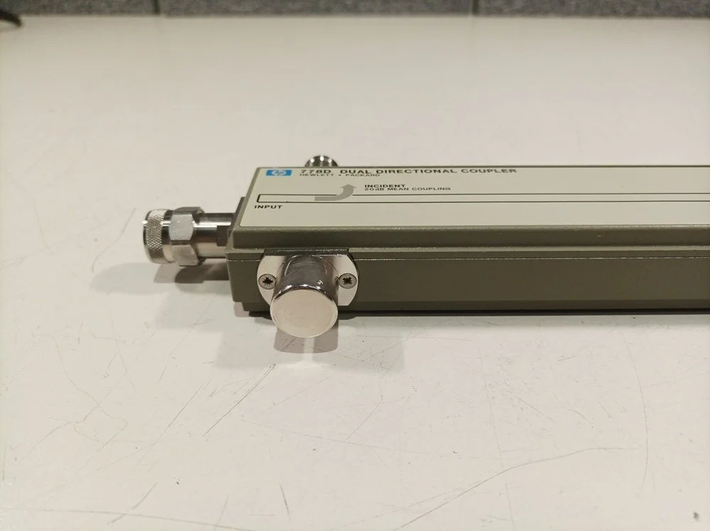 Hewlett Packard 778D RF N Coaxial Broadband Dual Directional Coupler 0.1-2GHz 20dB #